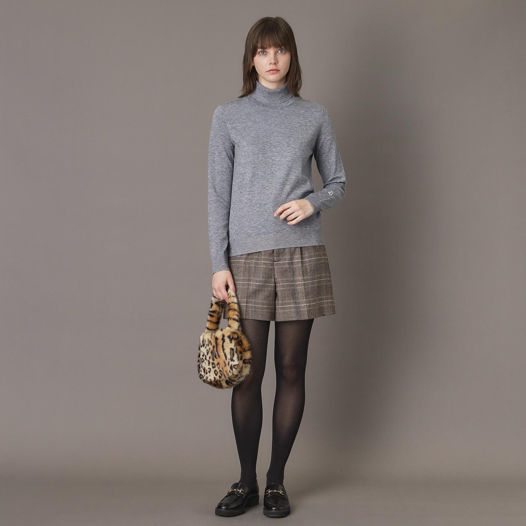 DRESSTERIOR「【CLASSY.12月号/otonaMUSE11月号掲載】ウールブレンド天竺タートルニット」|ニット・セーター|