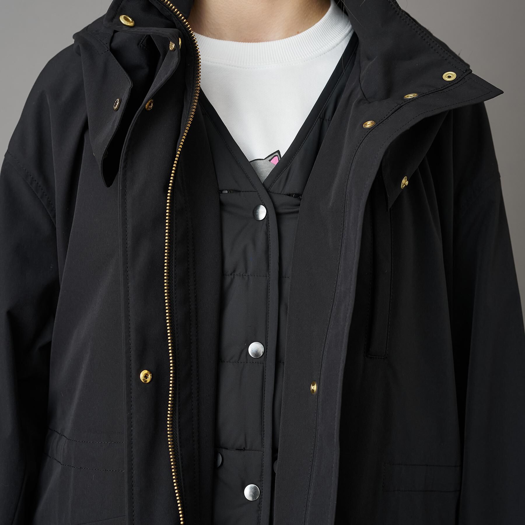 DRESSTERIOR「4WAYレインワークブルゾン」|ブルゾン・スタジャン|