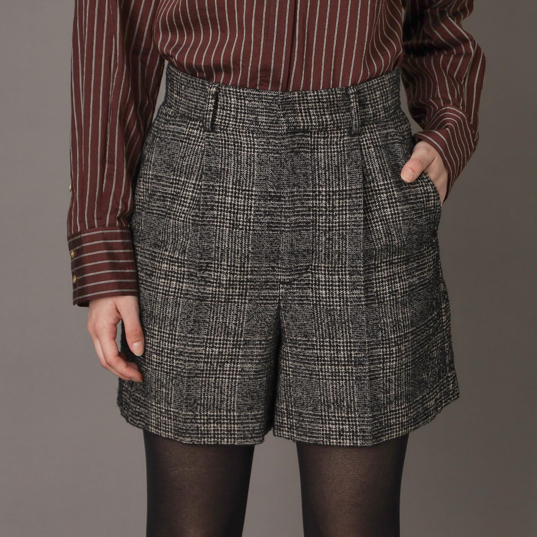 DRESSTERIOR「【CLASSY.12月号掲載】ループグレンチェックショートパンツ」|その他|