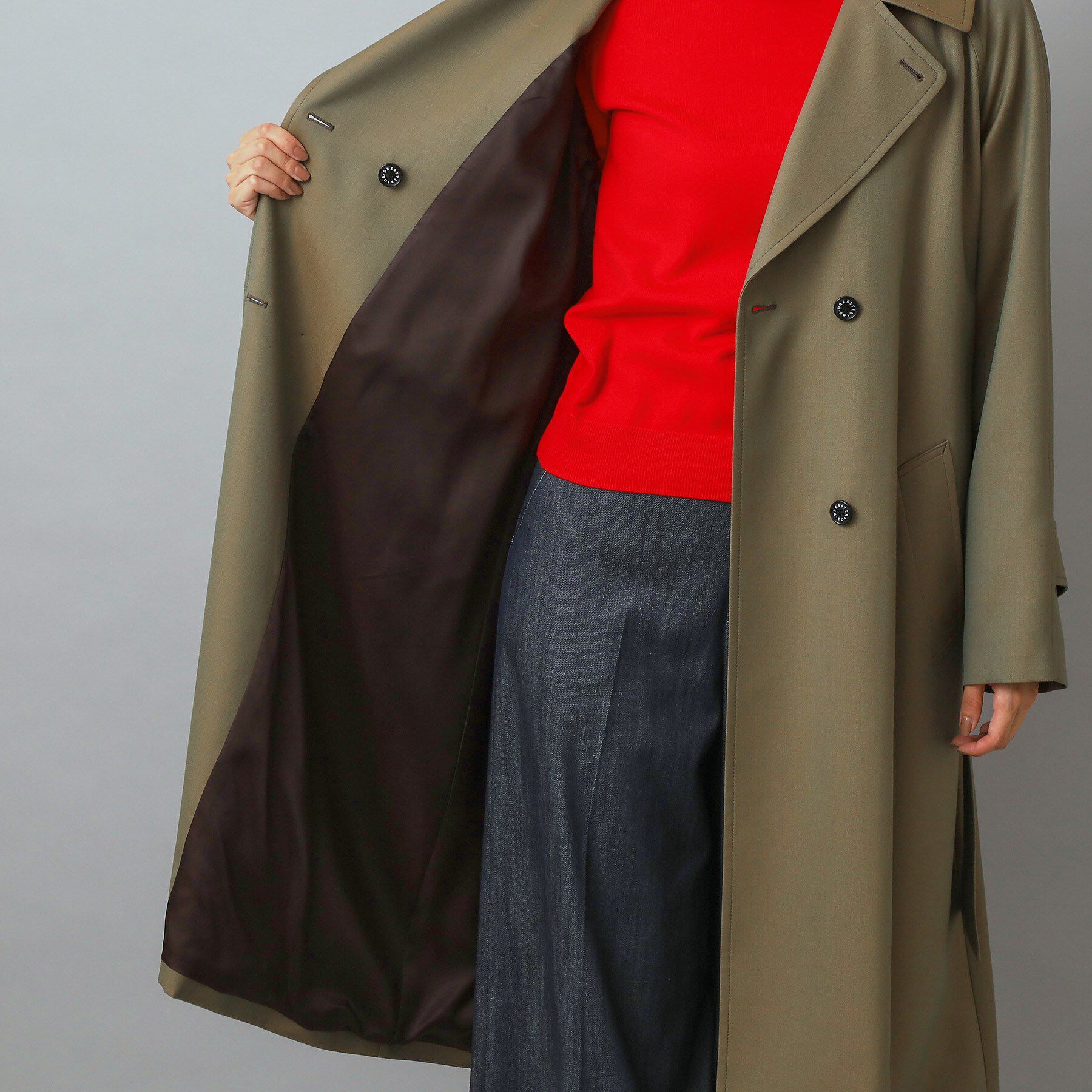 DRESSTERIOR「ウールギャバアルスターコート」|チェスターコート|