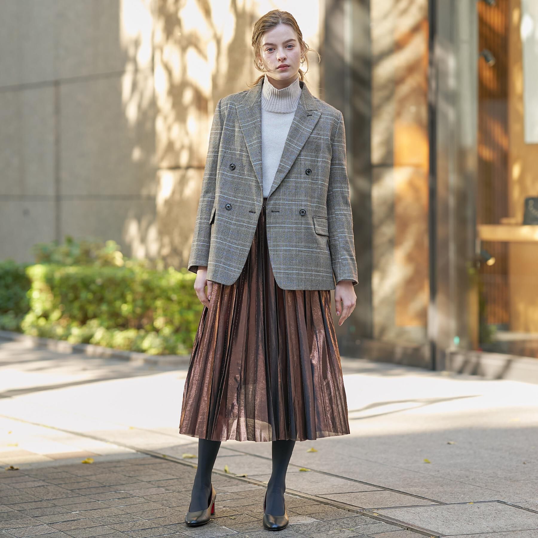 DRESSTERIOR「【otonaMUSE 11月号掲載】サキソニーグレンチェックジャケット」|テーラードジャケット|