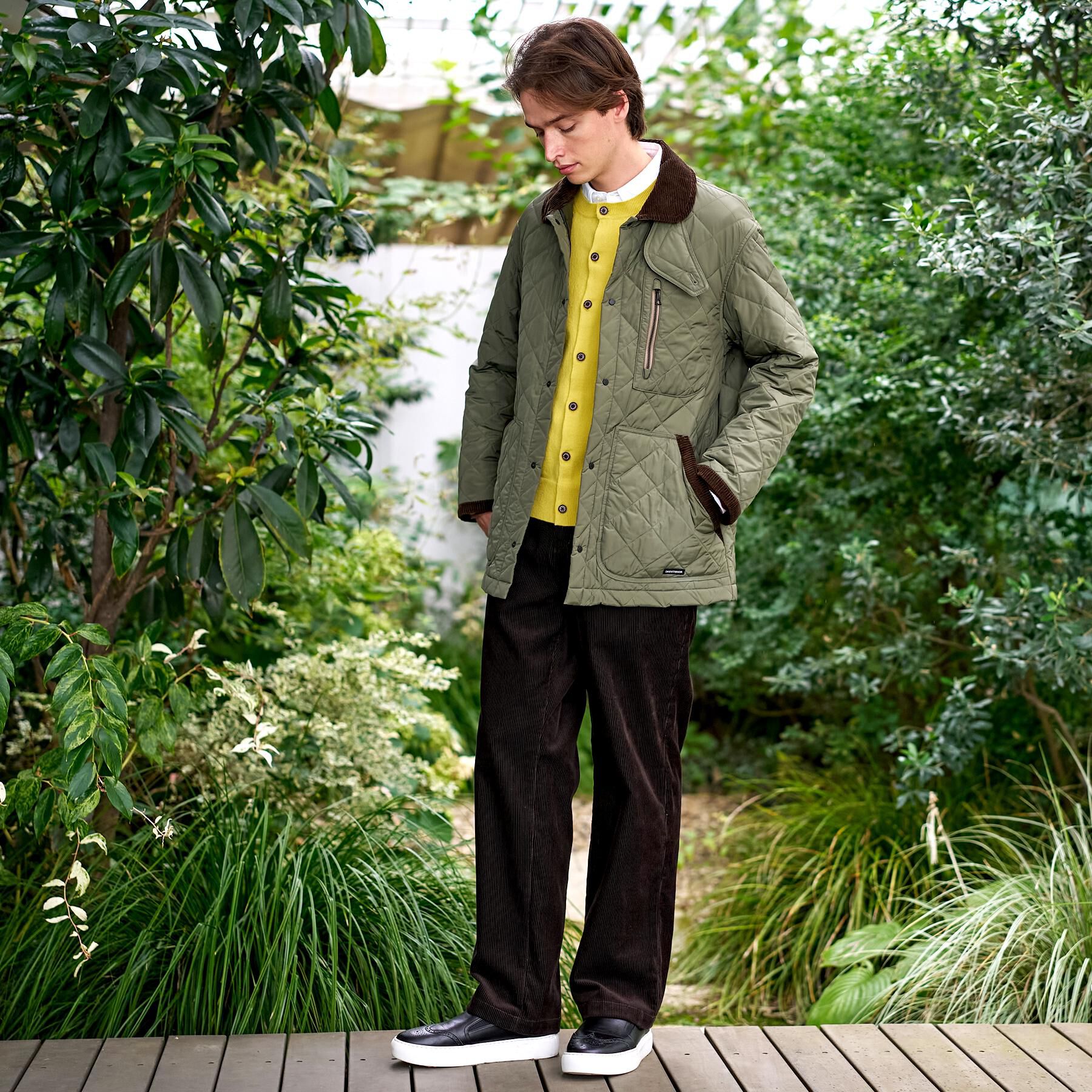 DRESSTERIOR「キルティング ハンティングジャケット」|ブルゾン・スタジャン|