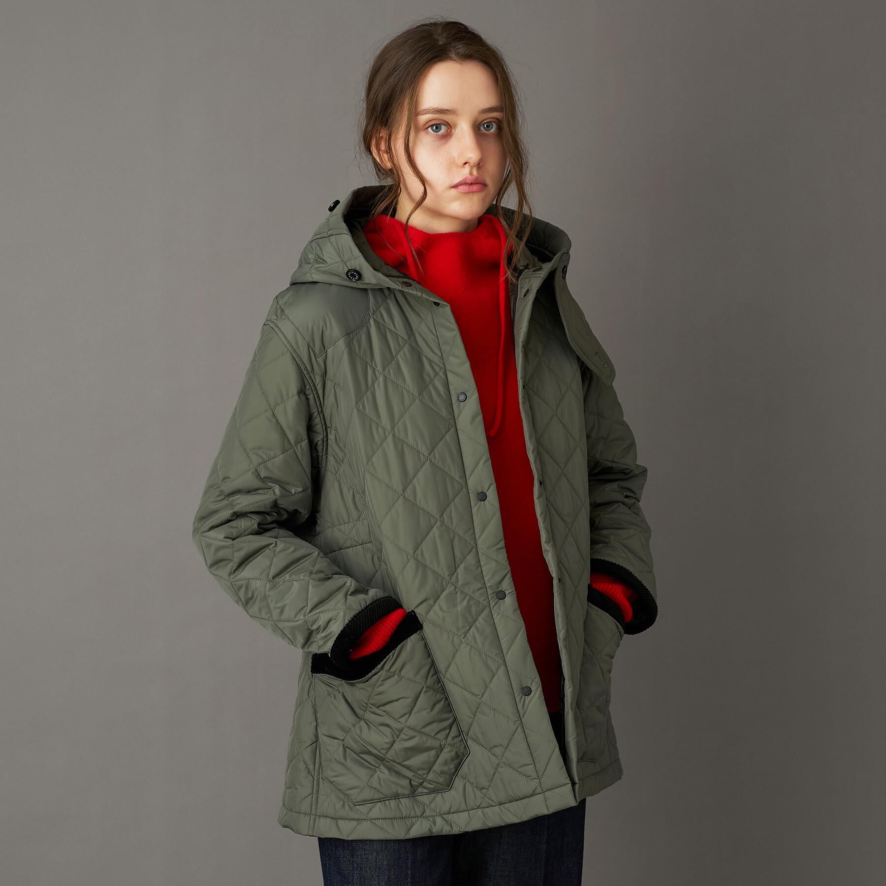 DRESSTERIOR「【otonaMUSE 11月号掲載】レインキルティングブルゾン」|ブルゾン・スタジャン|