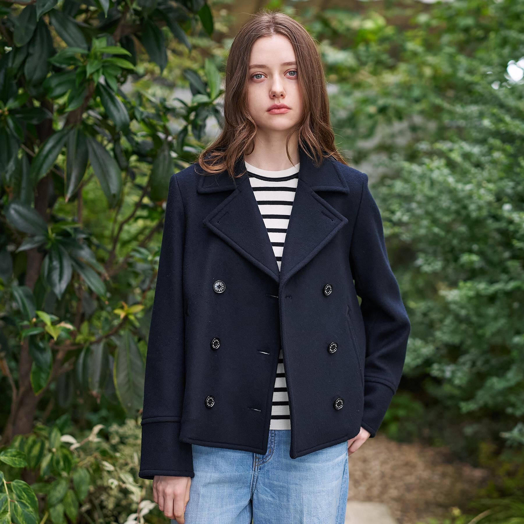 DRESSTERIOR「【CLASSY.12月号/otonaMUSE11月号掲載】Super140'sショートPジャケット」|ピーコート|