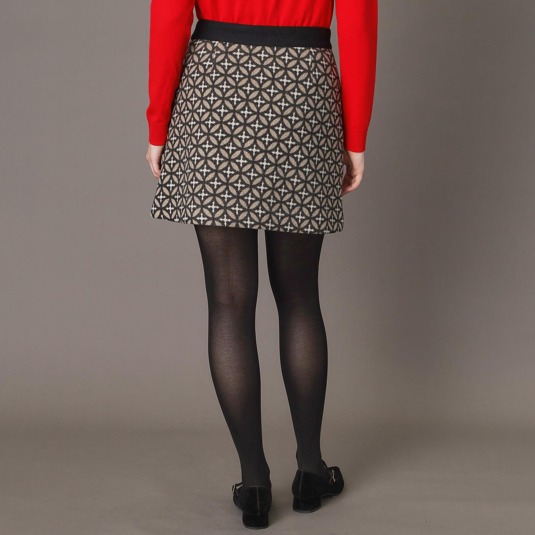 DRESSTERIOR「【CLASSY.12月号/otonaMUSE11月号掲載】オーバーラップジャカードミニスカート」|スカート|