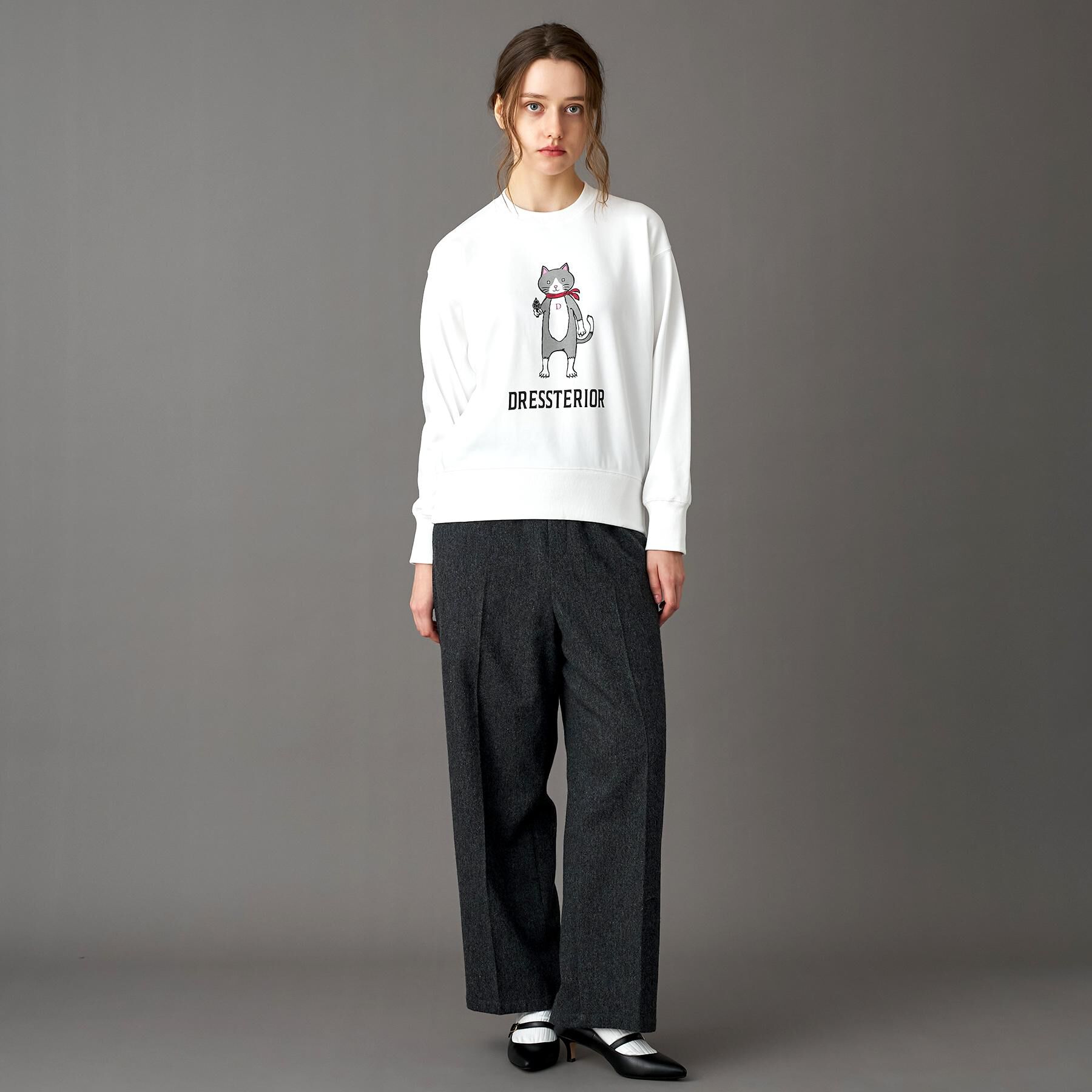 DRESSTERIOR「【ECルクア別注】キャット裏毛スウェット」|パーカー|