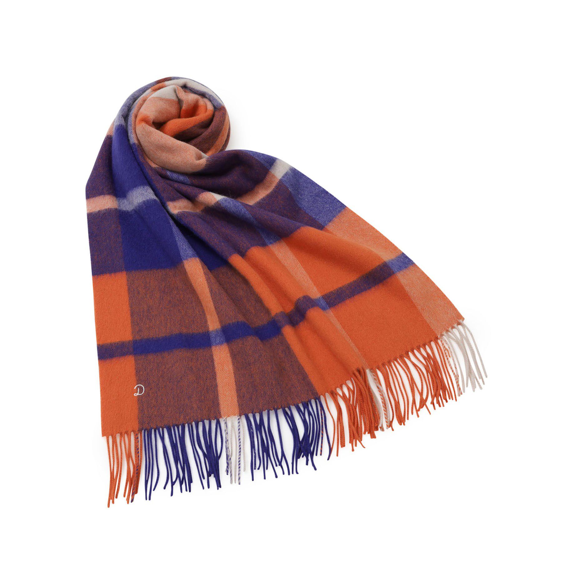 DRESSTERIOR「ウールブレンドチェックストール」|ストール|