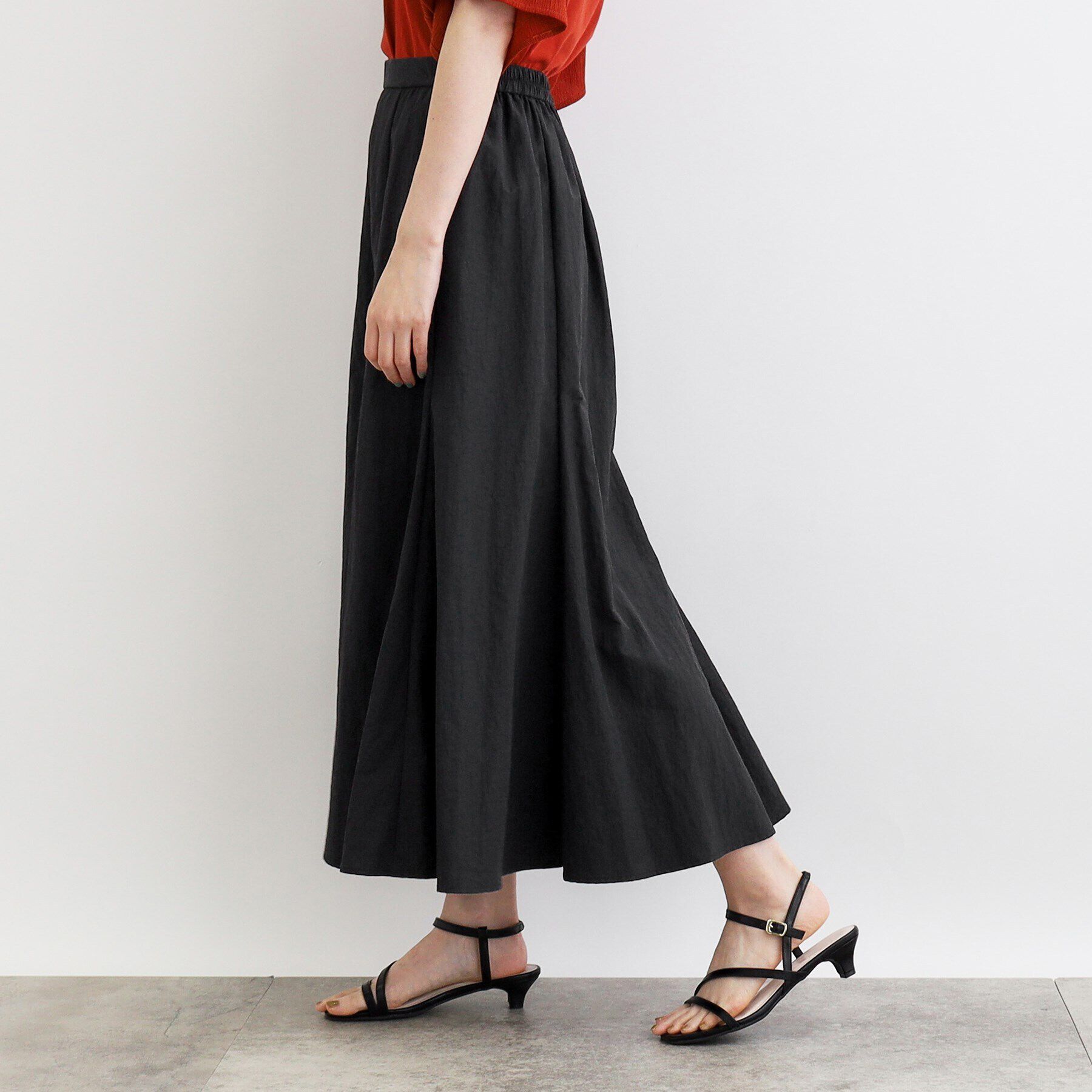 grove「ナイロンワッシャーボリュームスカート」|スカート|