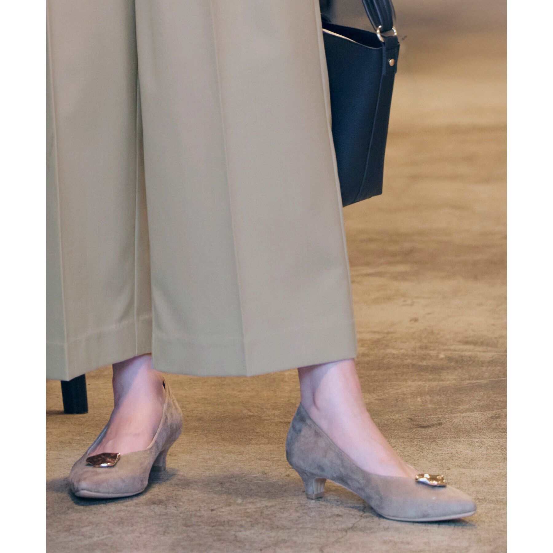 grove「メタルパーツパンプス【シューズクリップ取り外し可】」|パンプス|ベージュ(452)