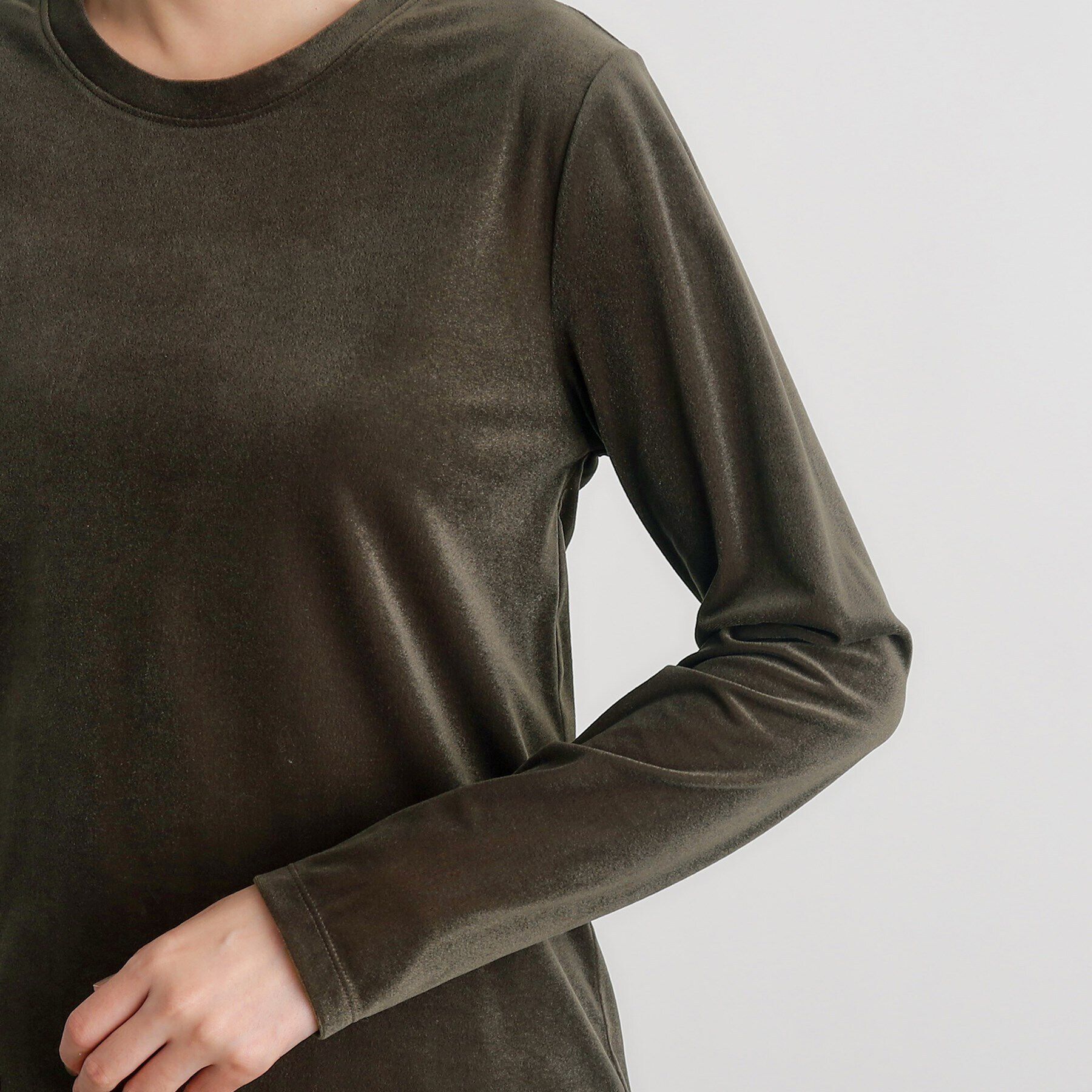 grove「シアーカットベロアロンT」|Tシャツ・カットソー|