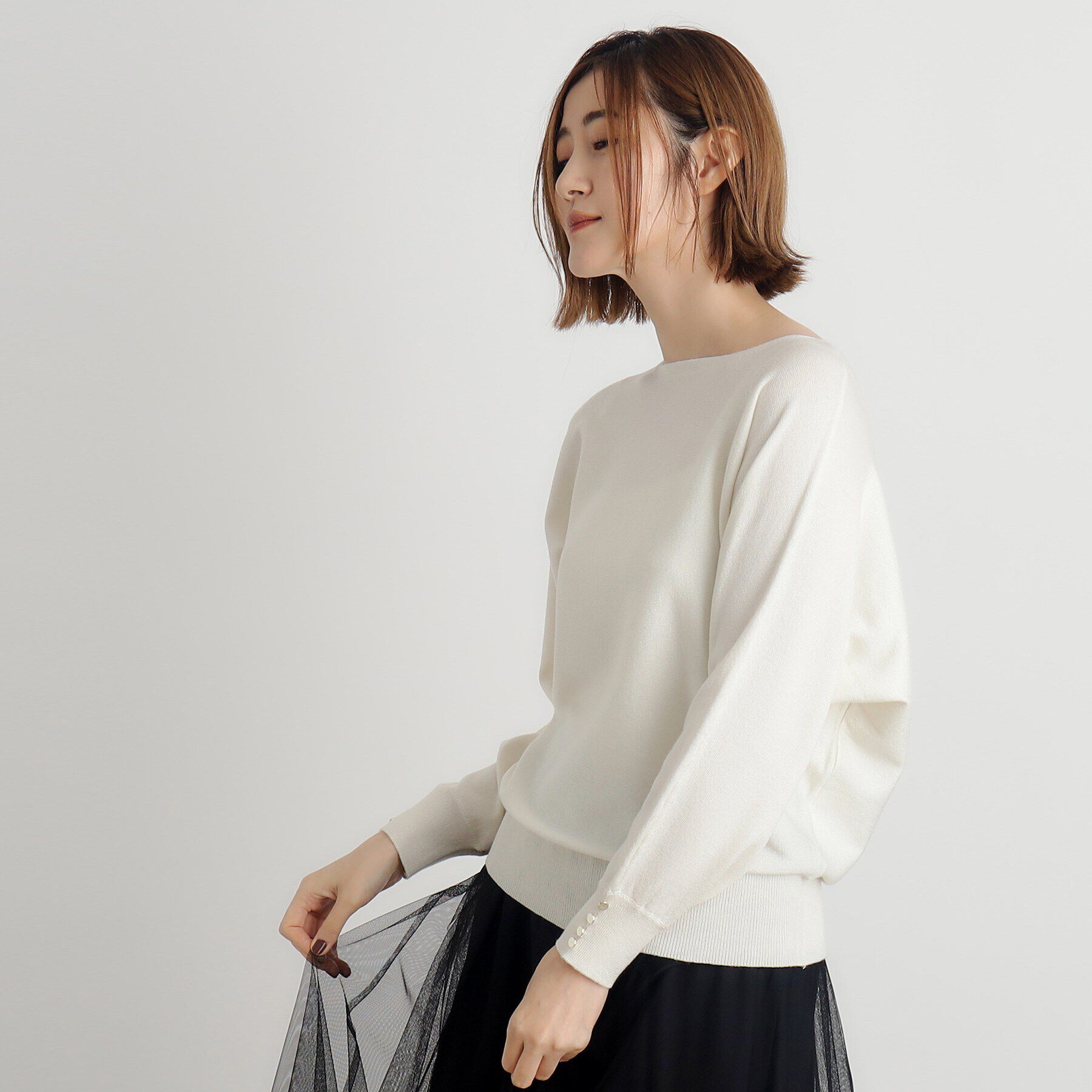 grove「ラメドルマンニットプルオーバー」|ニット・セーター|