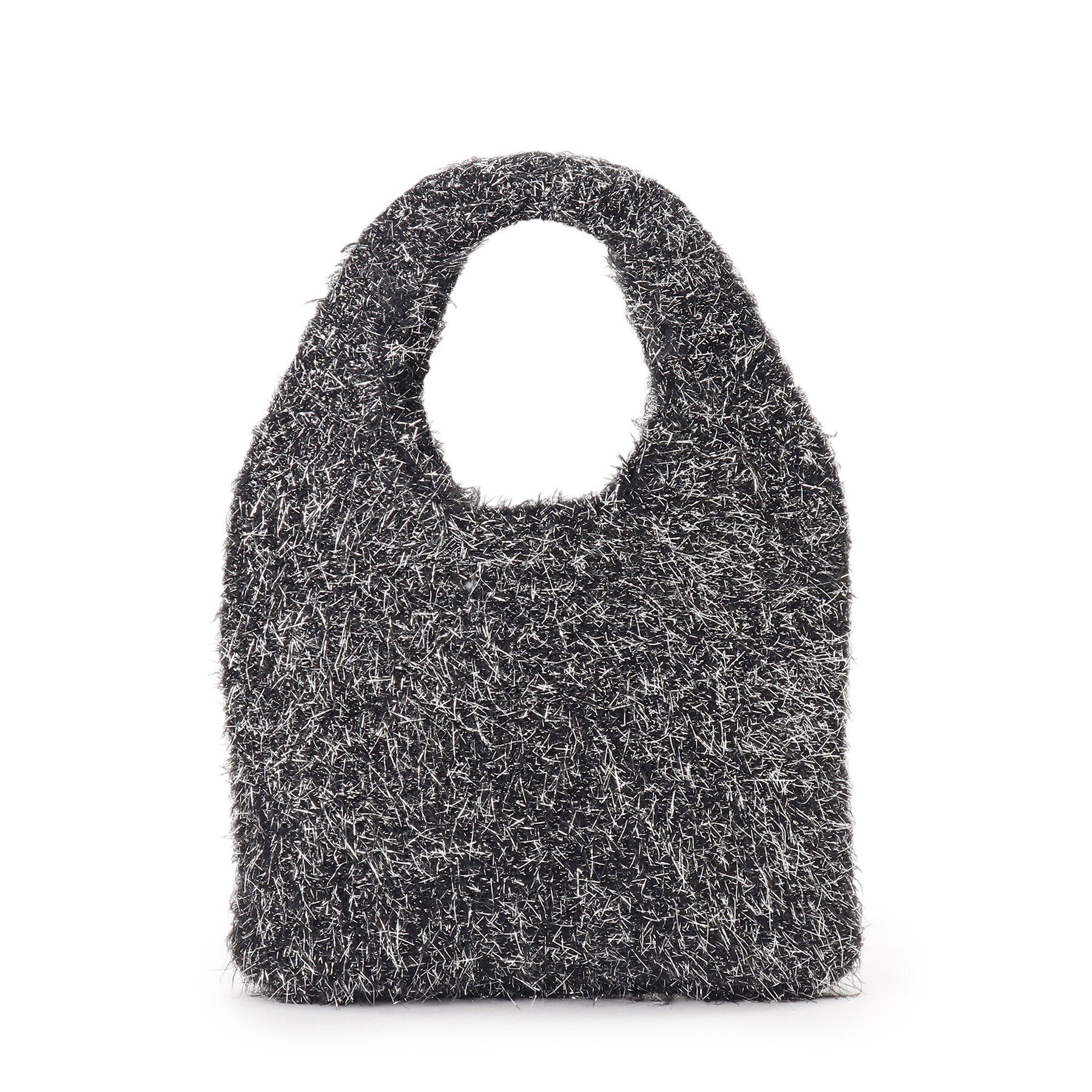 grove「ラメニットミニクリテトート」|トートバッグ|