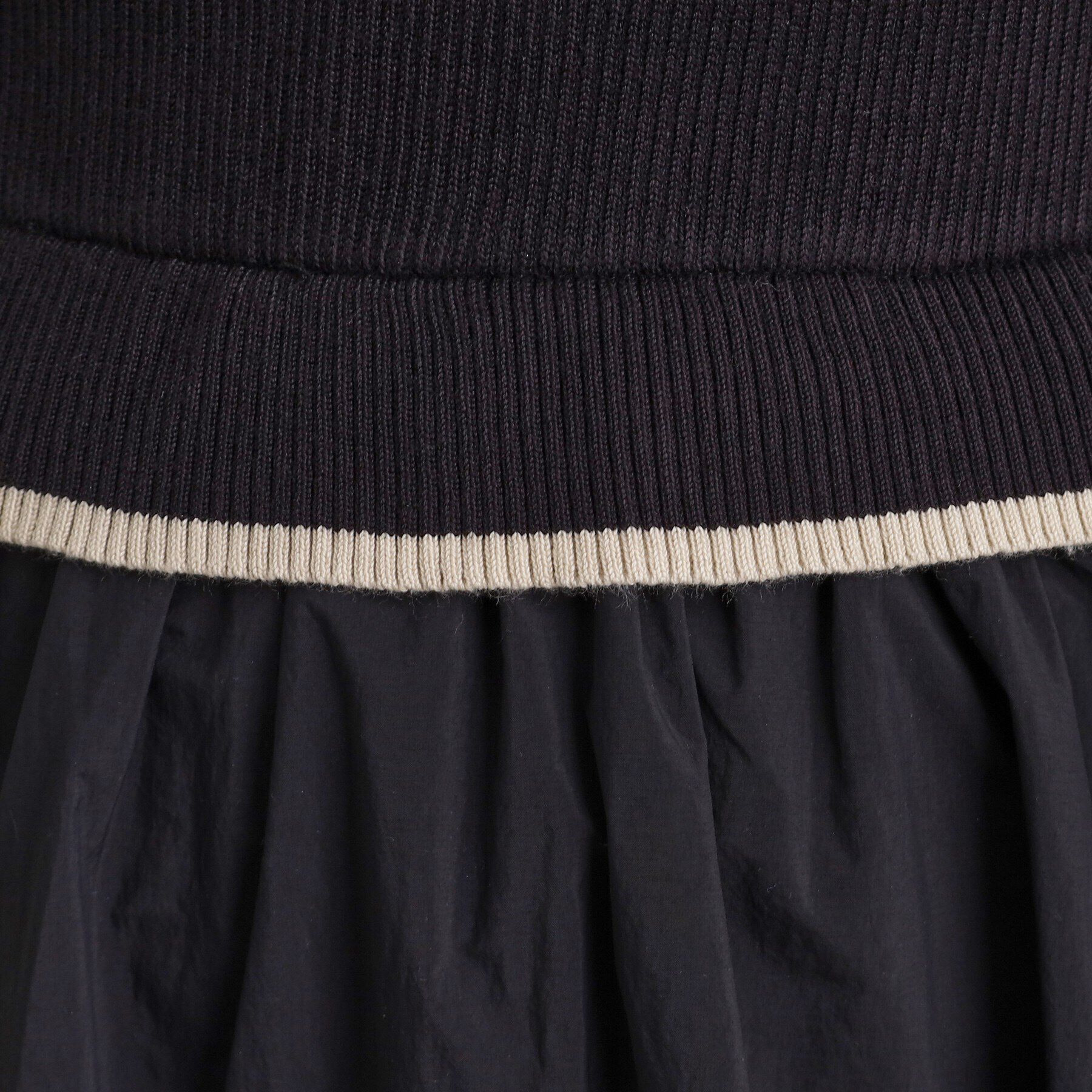 grove「配色リブニットドッキングワンピース」|ワンピース|