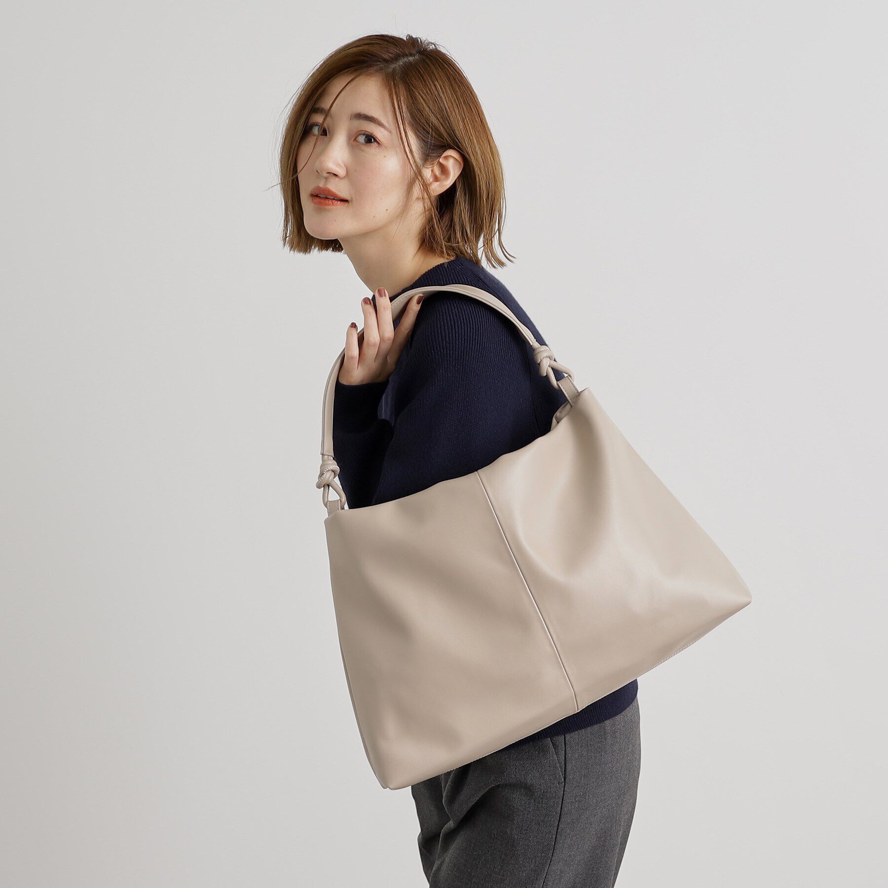 grove「ロープハンドルワンショルダー」|トートバッグ|