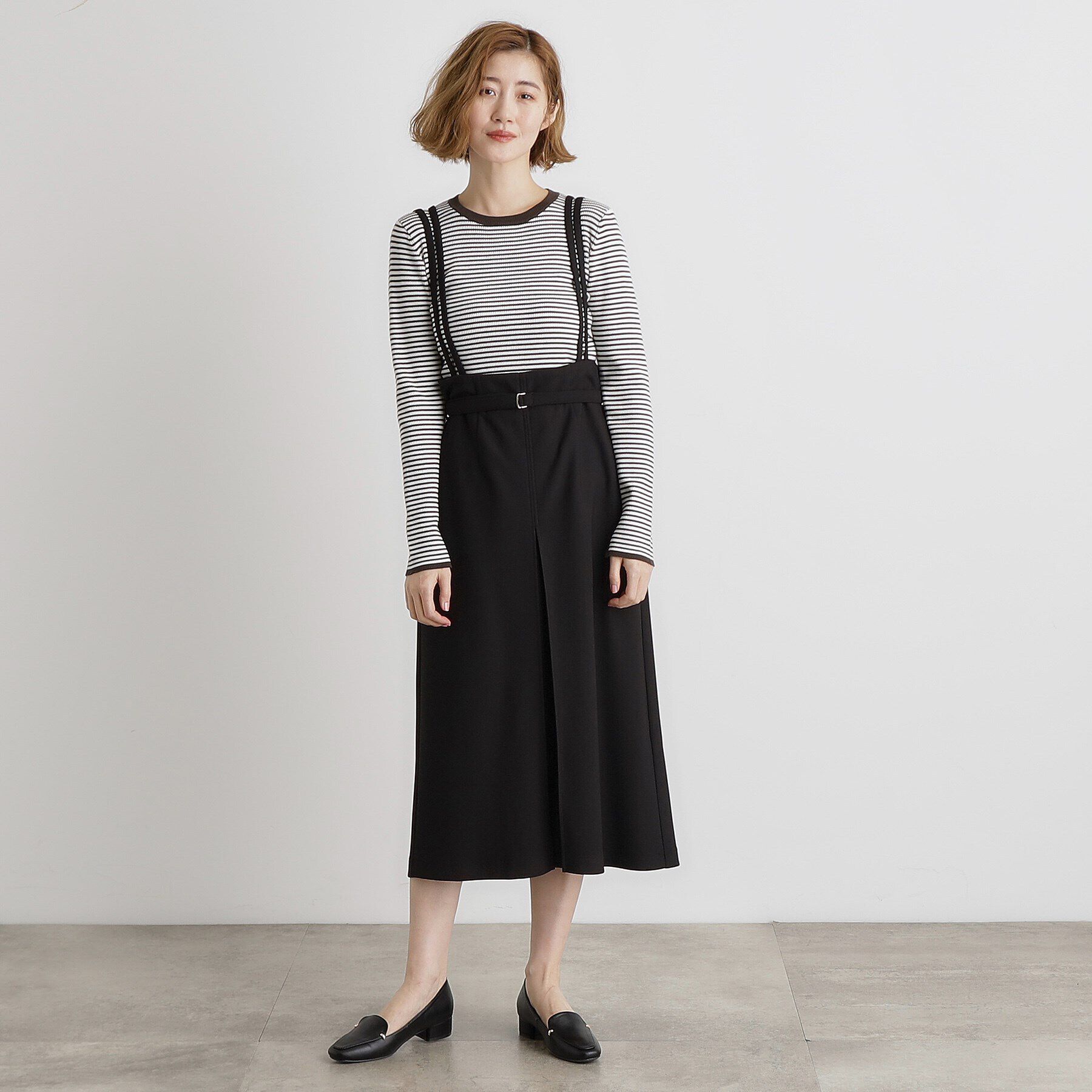 grove「取り外しストラップ付ナロースカート」|スカート|