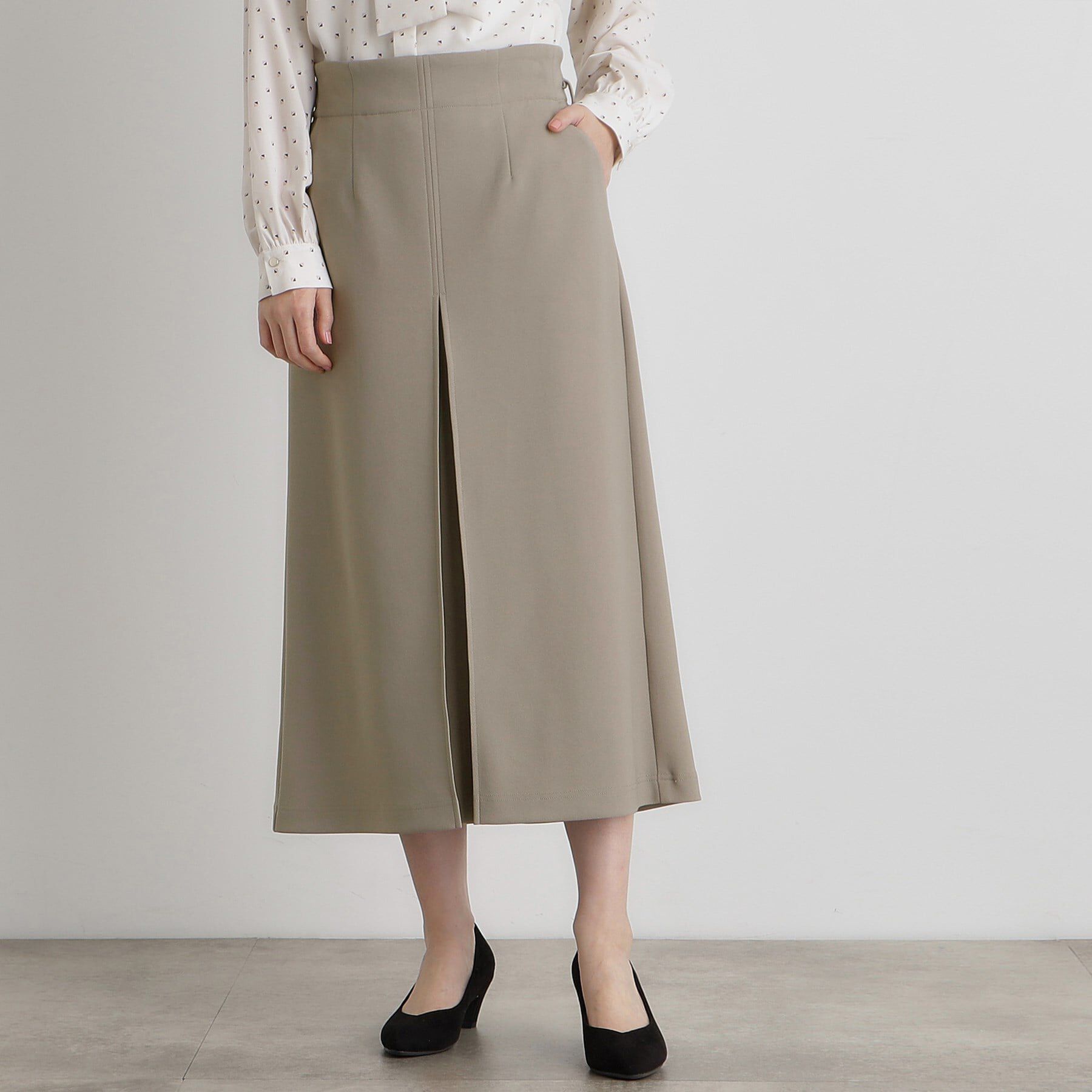 grove「取り外しストラップ付ナロースカート」|スカート|