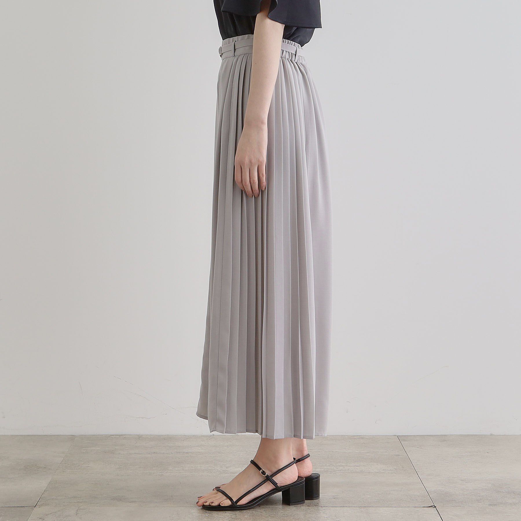 grove「さらっと軽やか サイドプリーツスカーチョ」|その他|