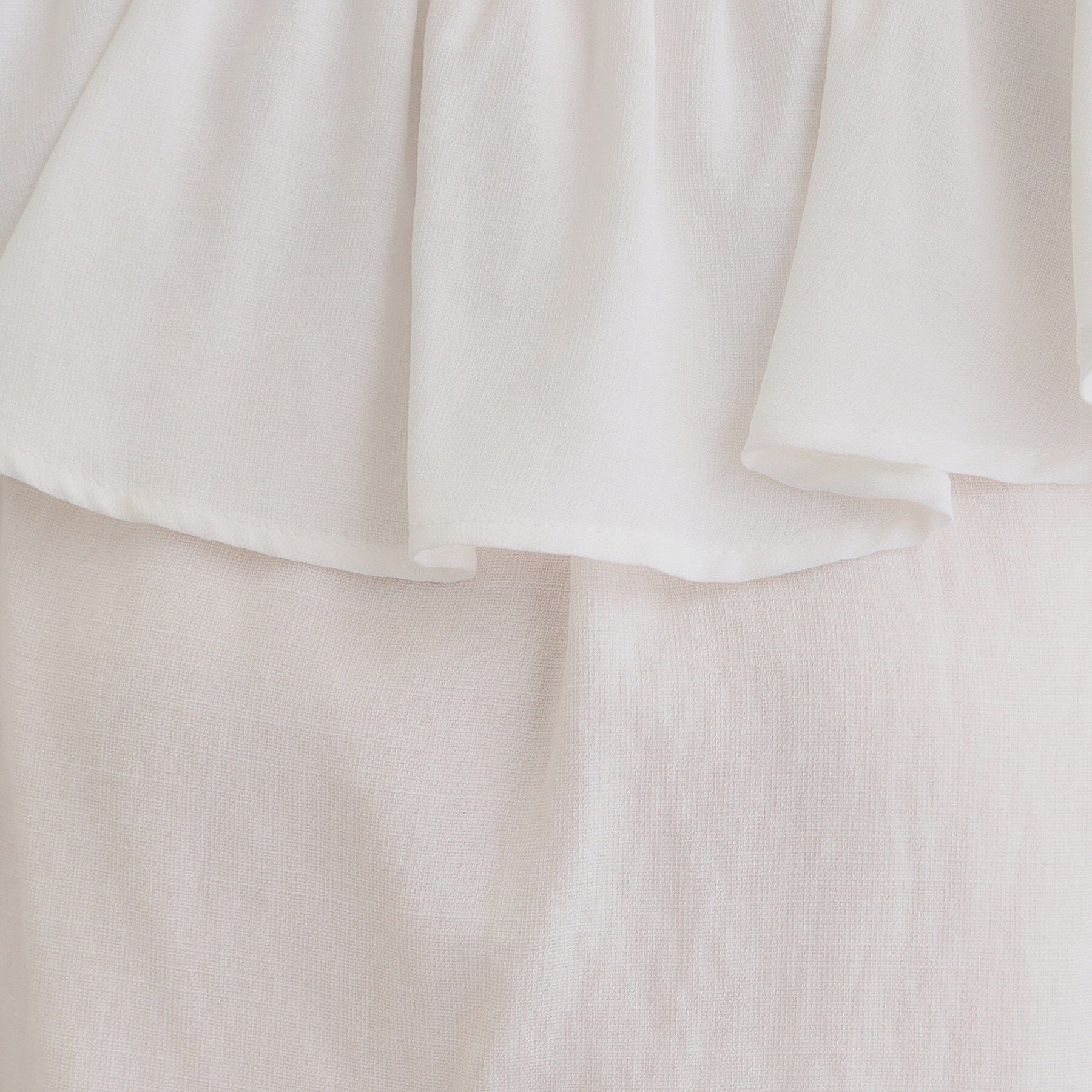 grove「麻調ダブルフリルブラウス」|シャツ・ブラウス|