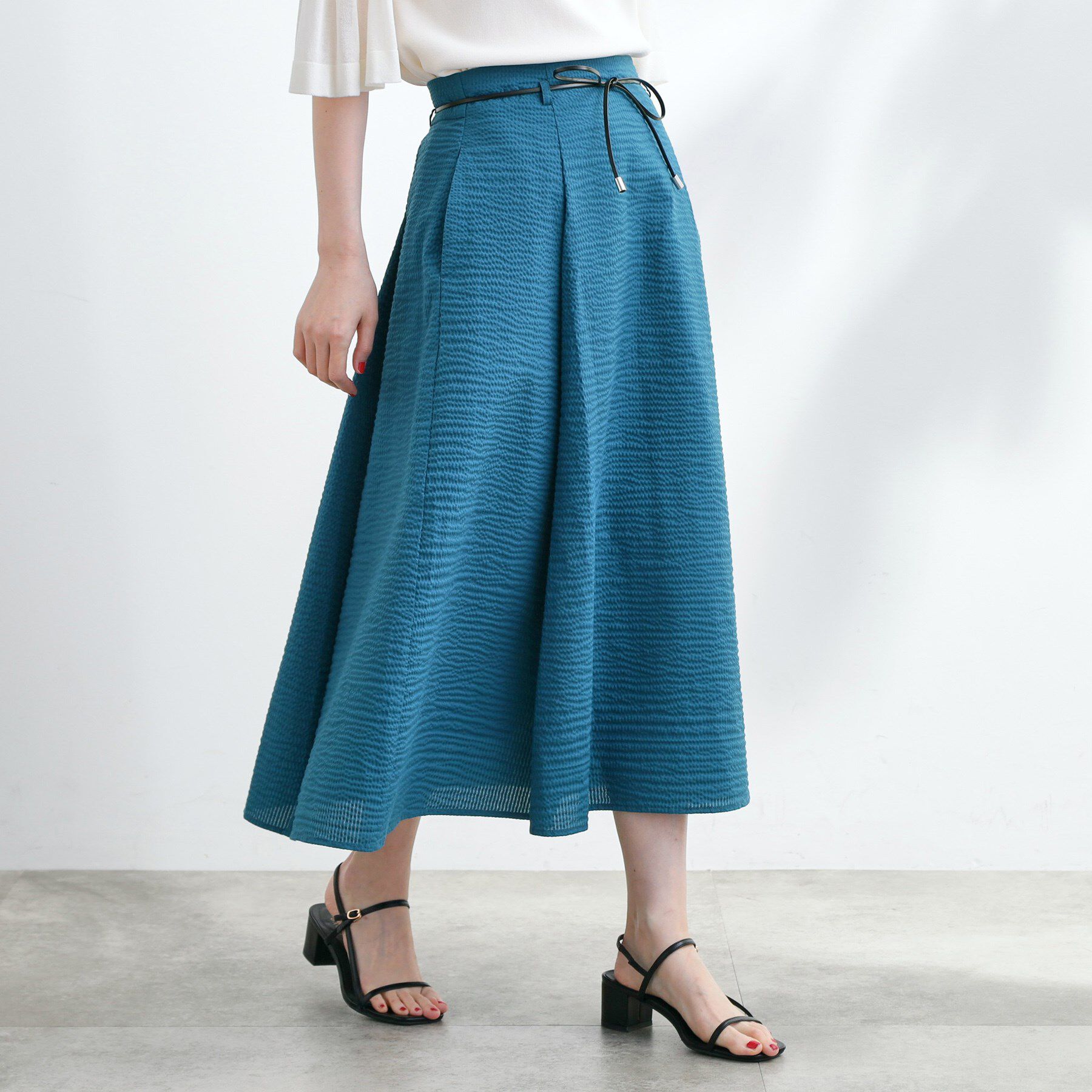 grove「コードリボンタックAラインスカート」|スカート|