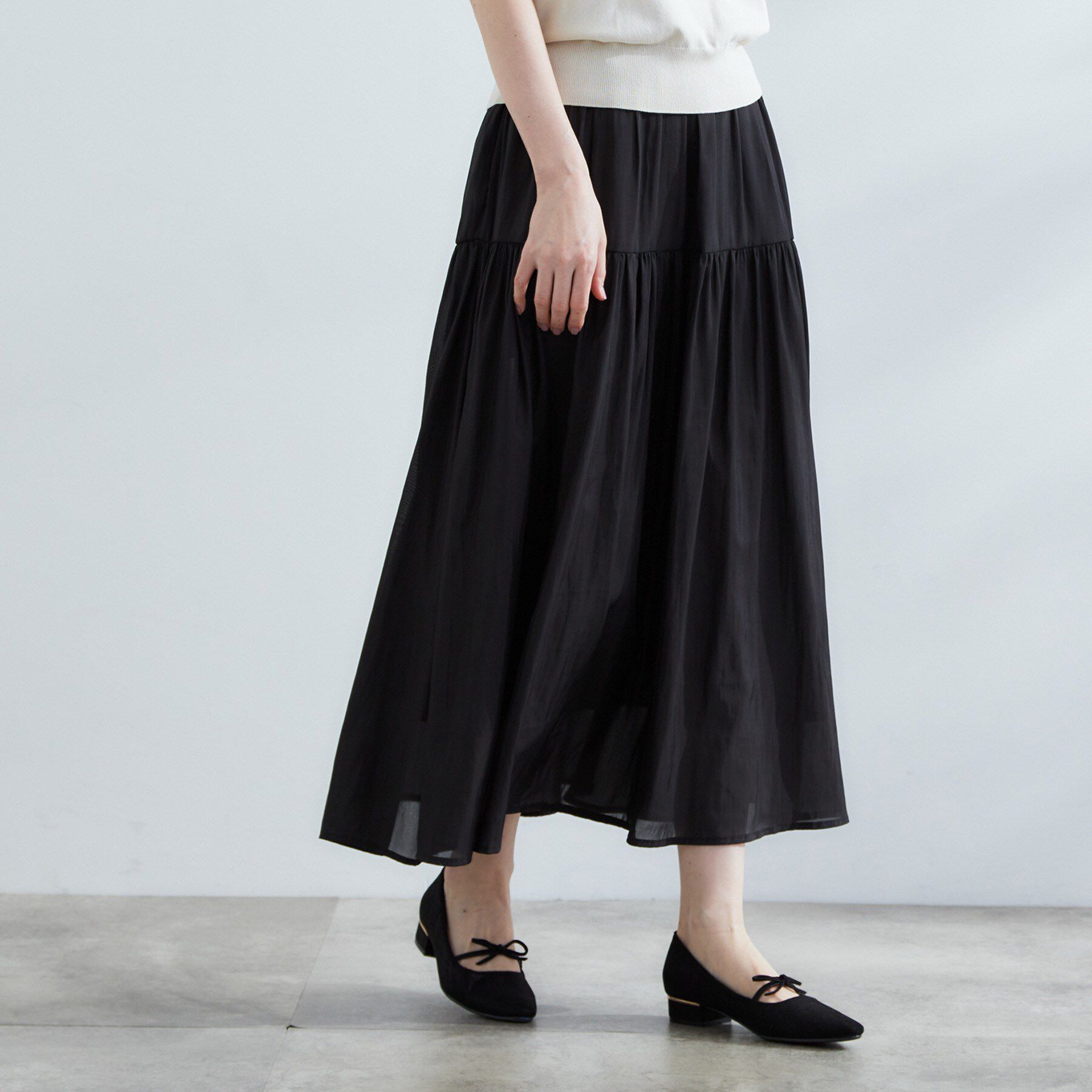 grove「【2点SET】可愛く着まわせる！便利なニットベスト＆スカートセット」|スーツ|