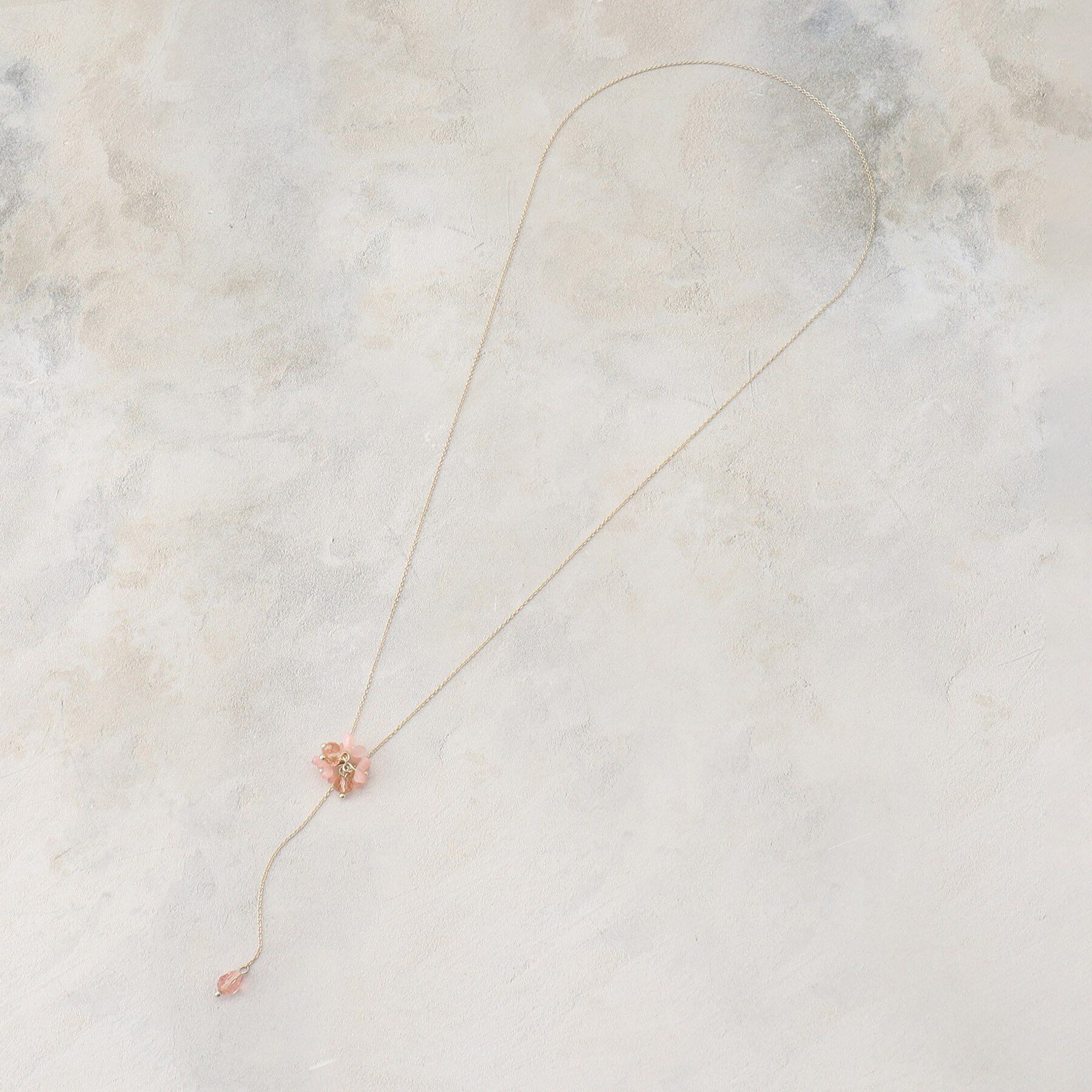 grove「フラワーモチーフスライドネックレス」|ネックレス|