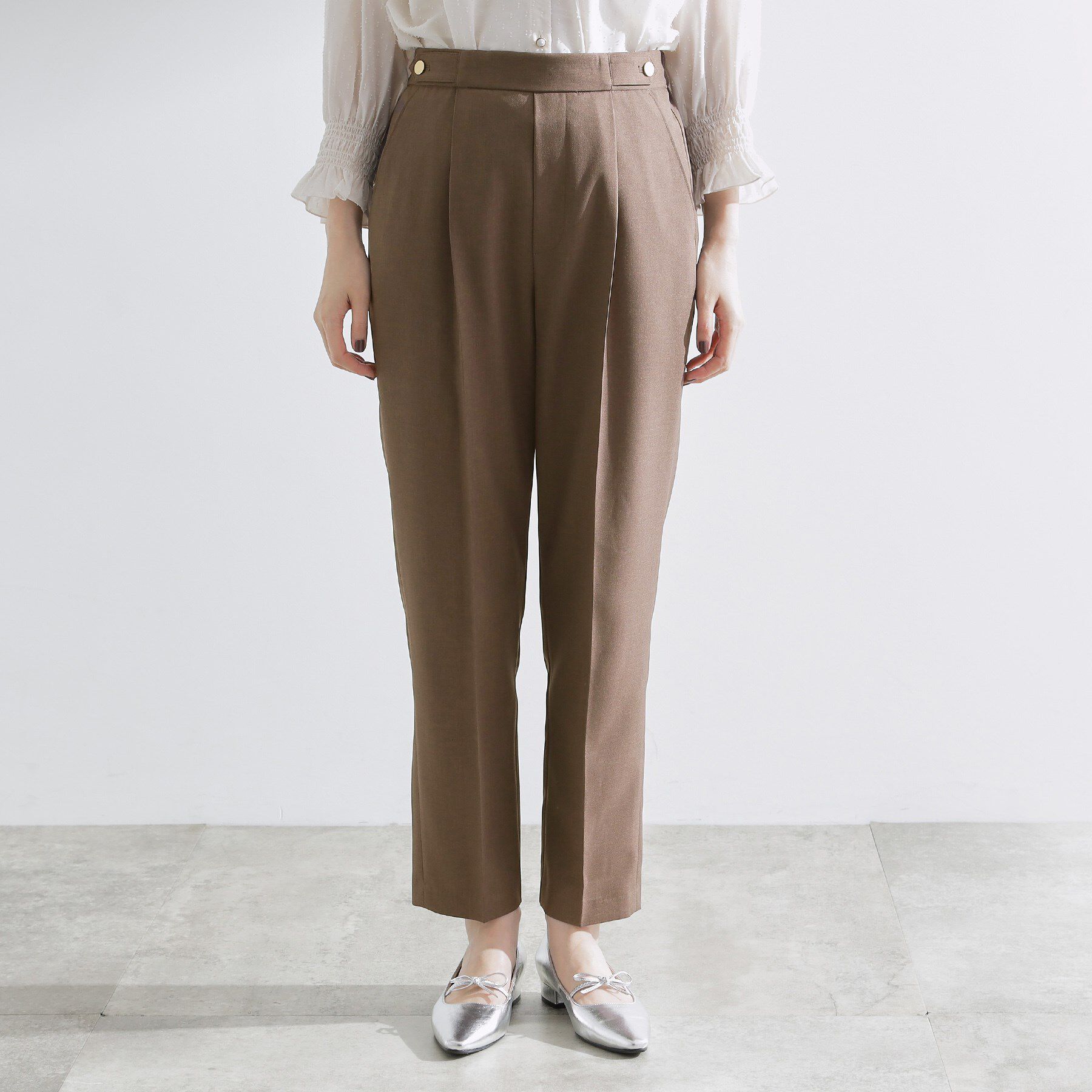 grove「【洗える/美脚ラインキープ】テーパードパンツ」|その他|