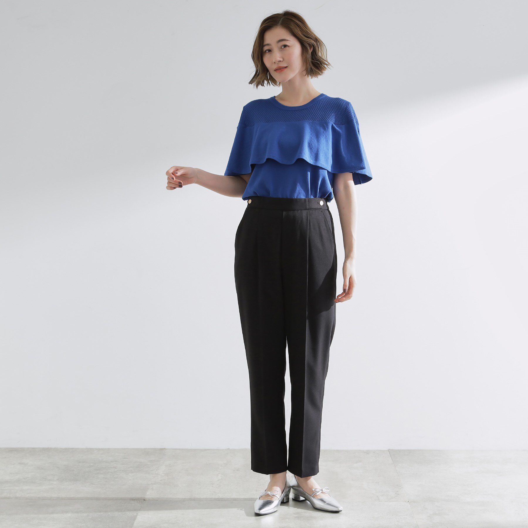 grove「【洗える/美脚ラインキープ】テーパードパンツ」|その他|