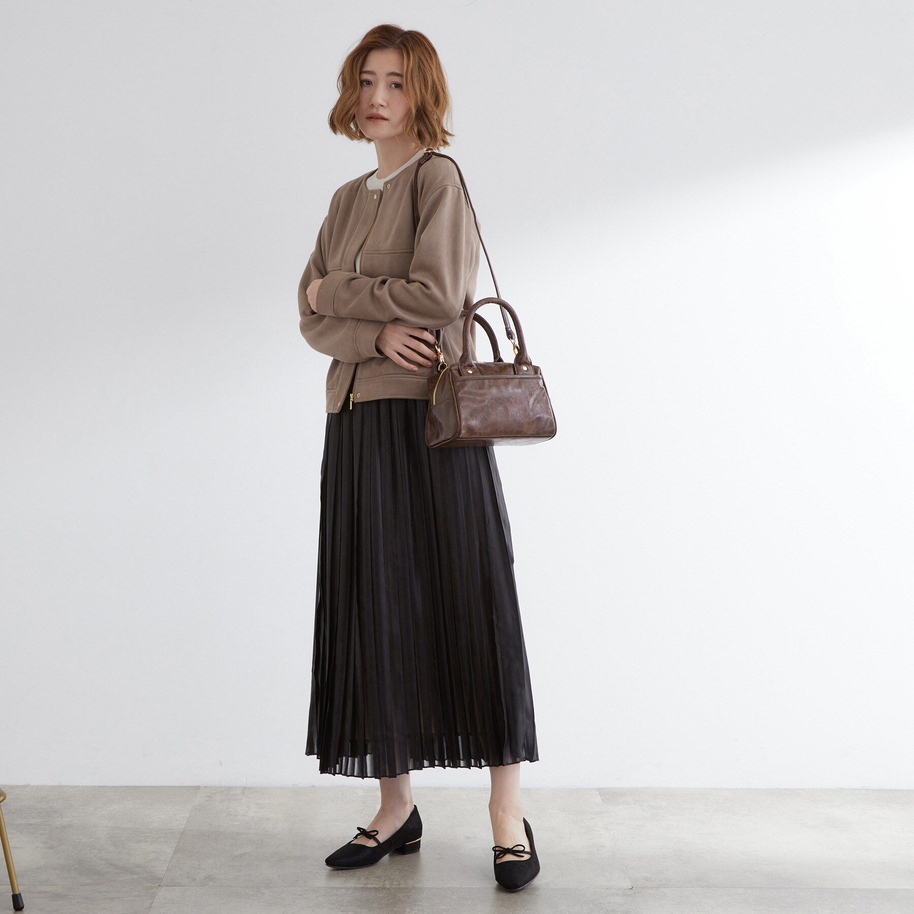 grove「ワイドハンドル2WAYボストンバッグ」|ボストンバッグ|