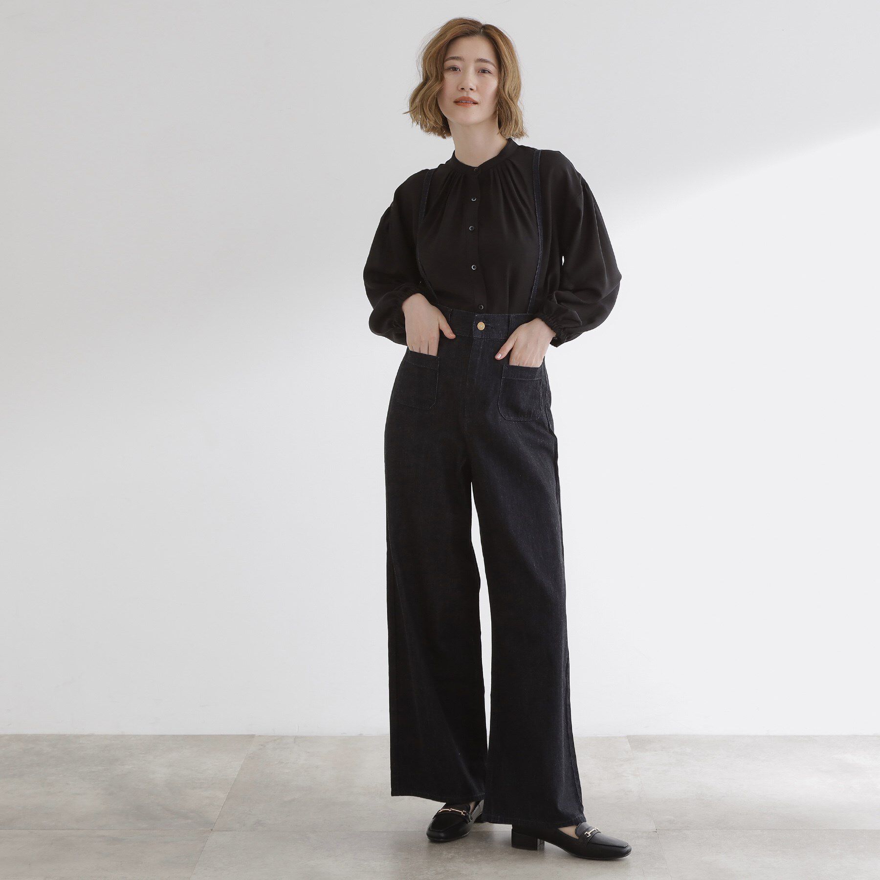 grove「【ひんやり/洗える】シアースタンドネックシャツブルゾン」|シャツ・ブラウス|