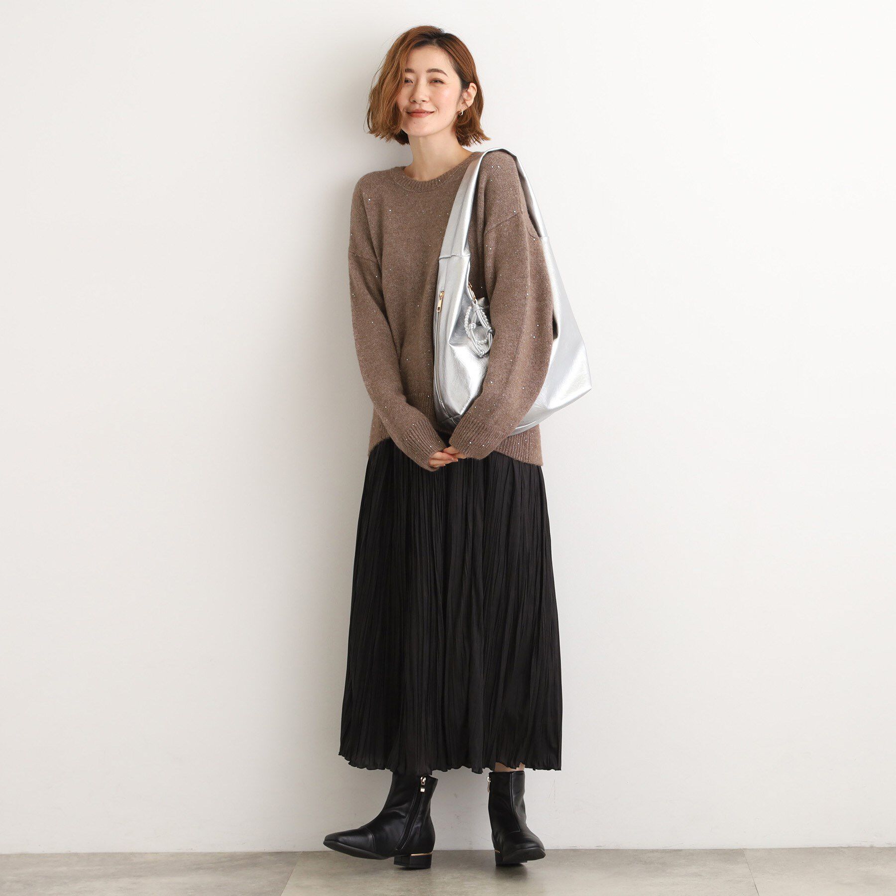 grove「パール調チャームワンショルダー」|ショルダー・メッセンジャー|