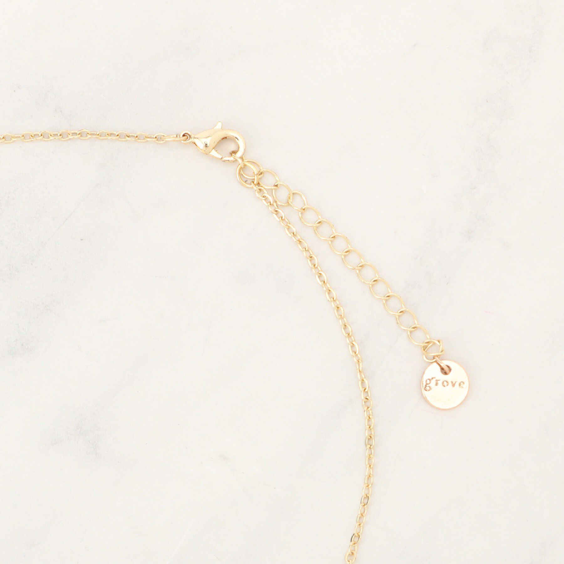 grove「メタルメダリオンショートネックレス」|ネックレス|