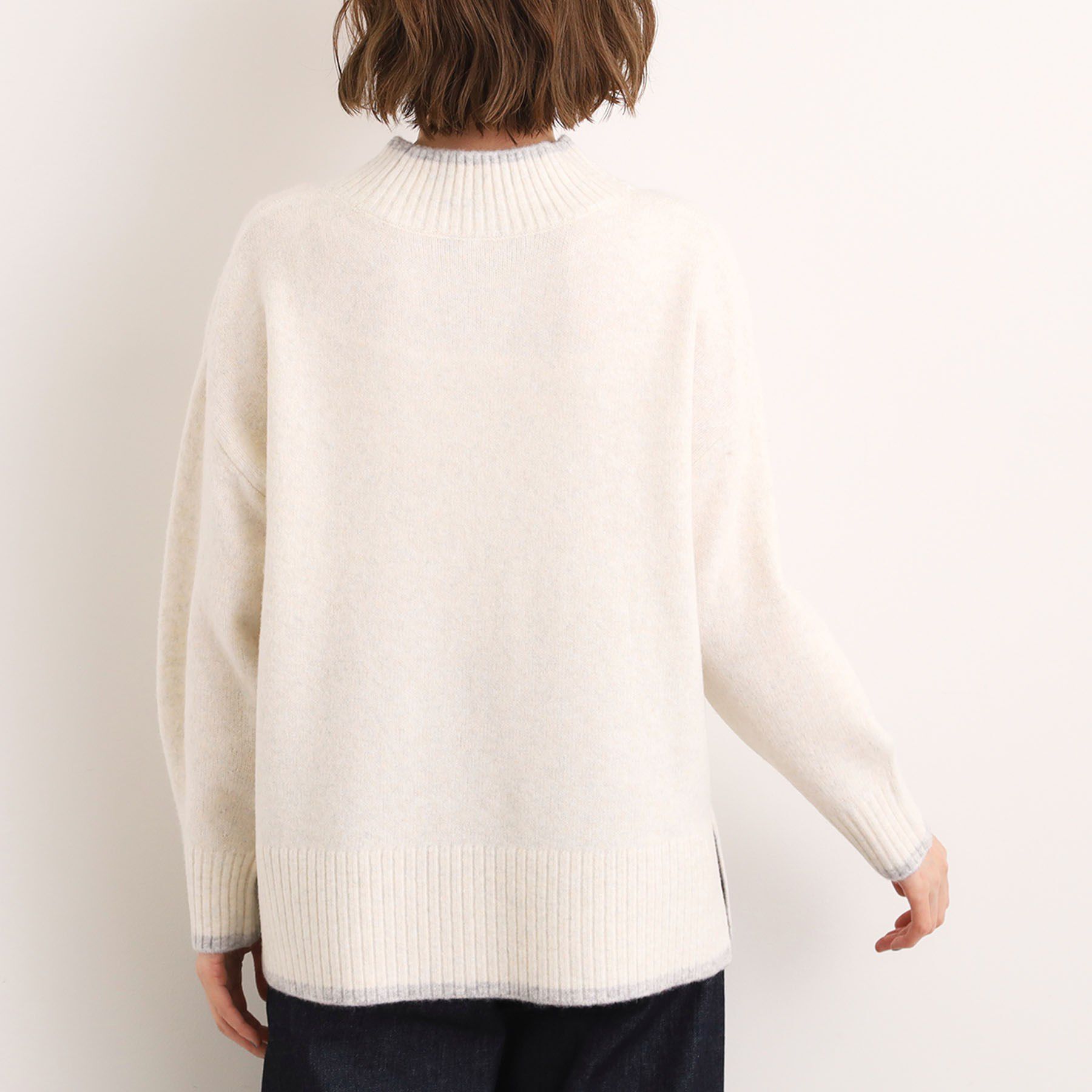 grove「【洗える】ふんわりウール混オーバーサイズニット」|ニット・セーター|