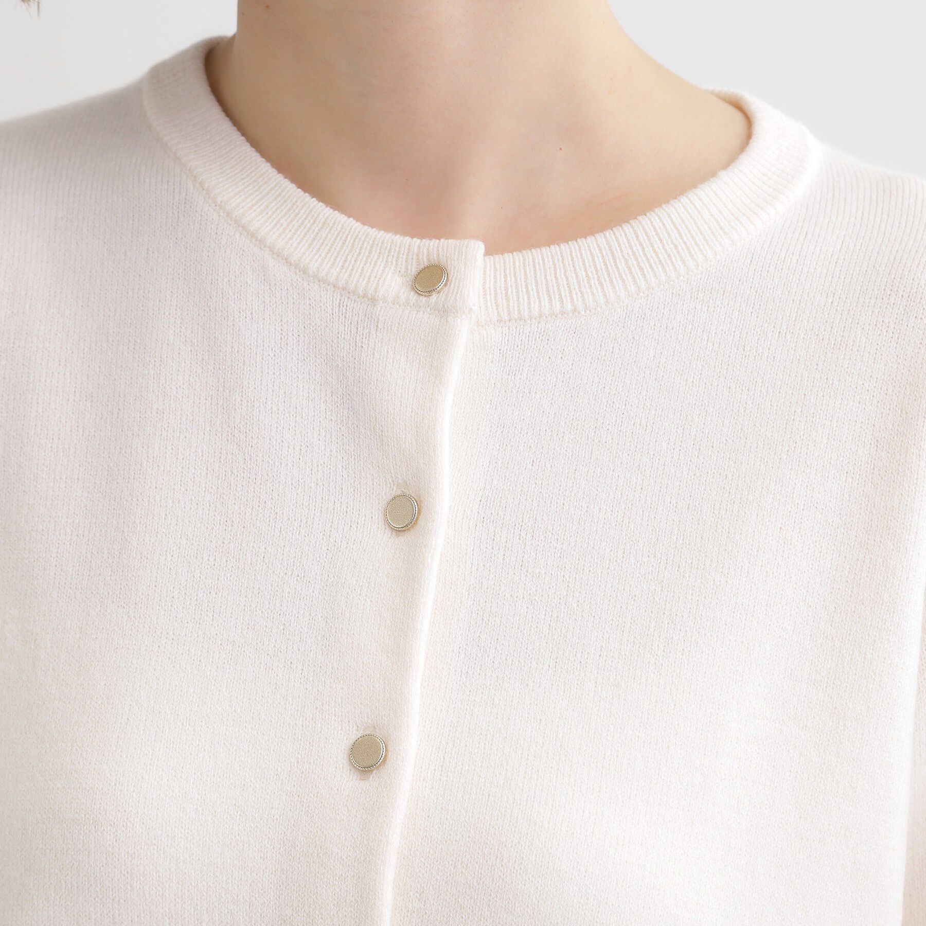 grove「【毛玉軽減／洗える】編地切替カーディガン」|カーディガン|