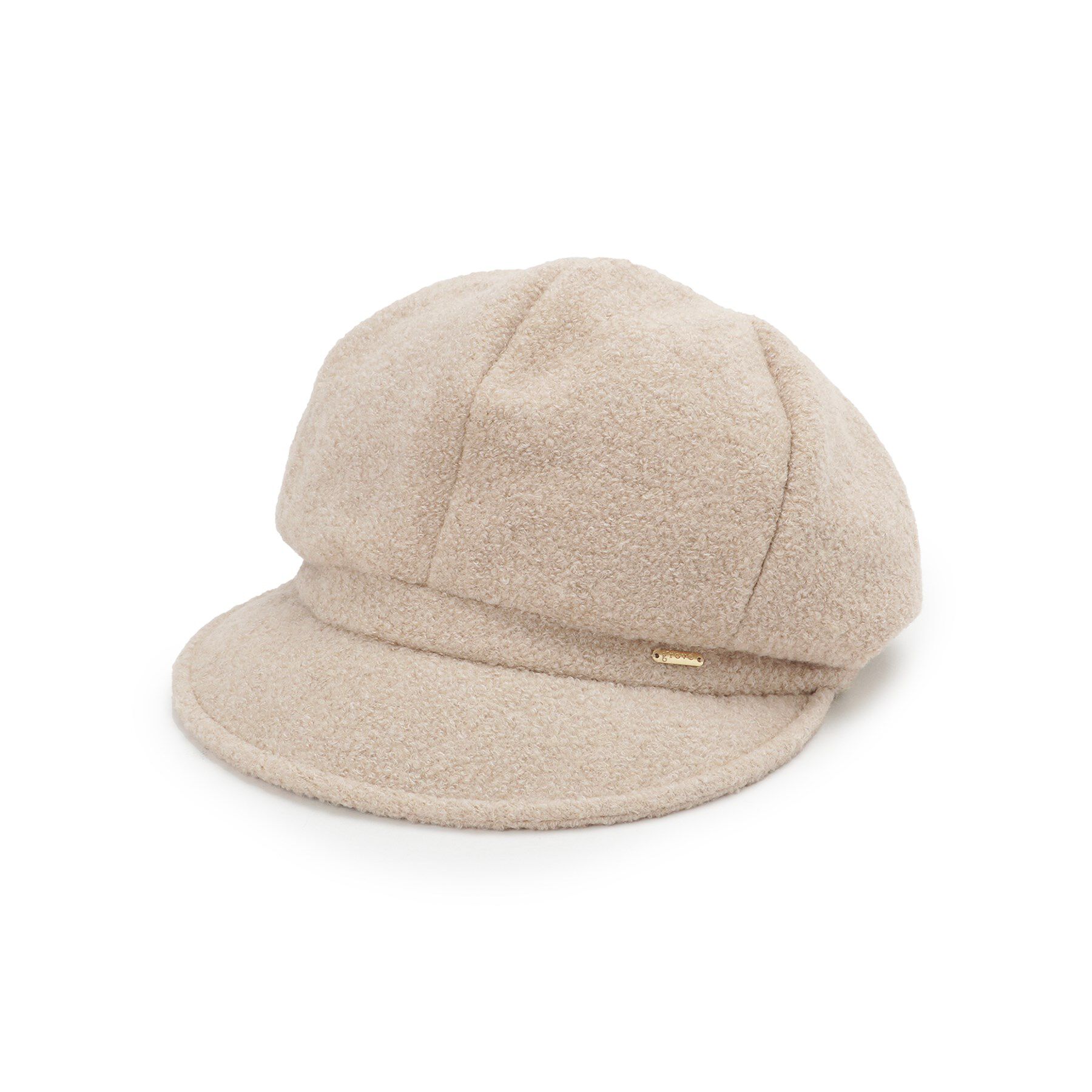 grove「メタルプレートブークレキャスケット」|キャップ・キャスケット|ライトベージュ(05