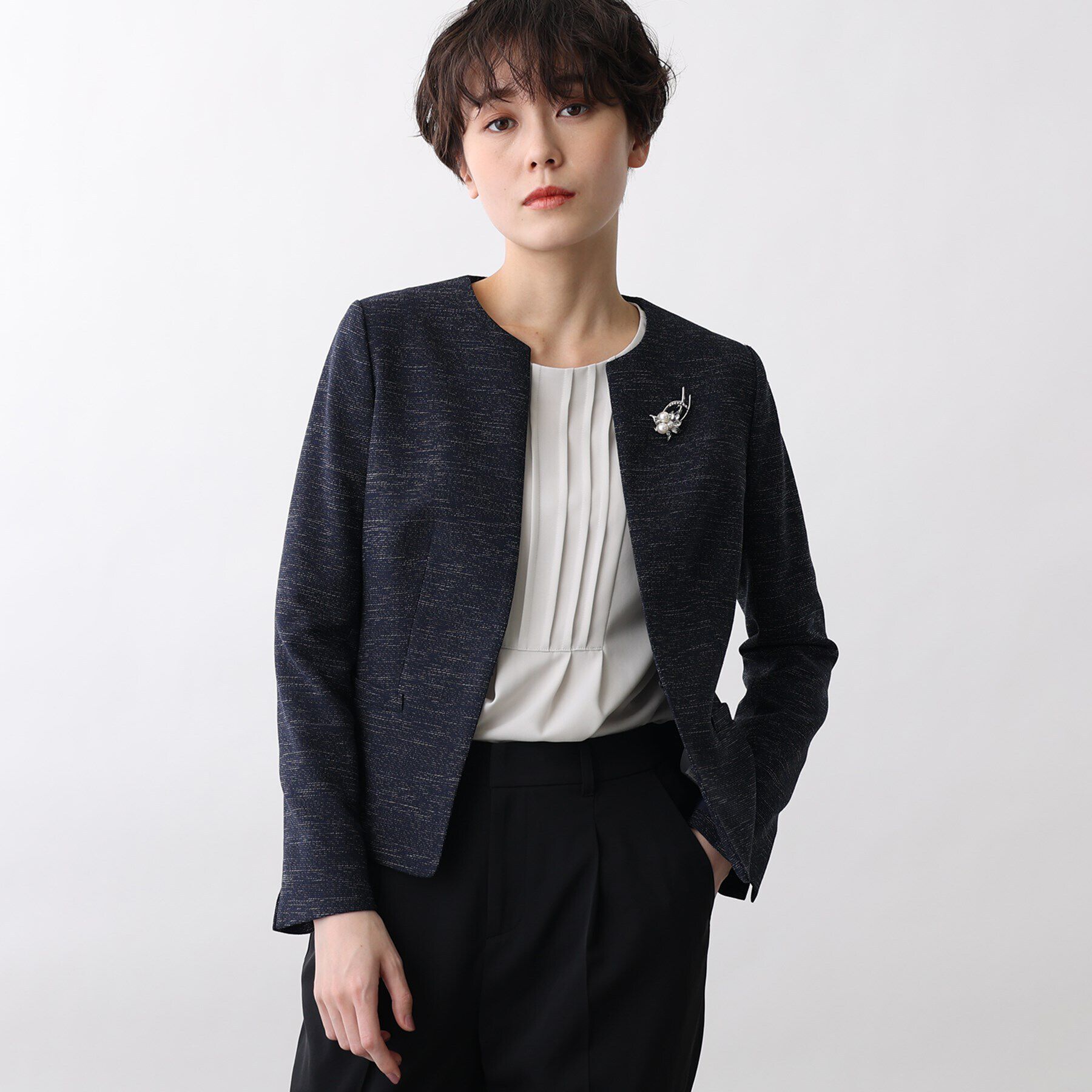 INDIVI「セレモニーブローチ」|ブローチ・コサージュ|