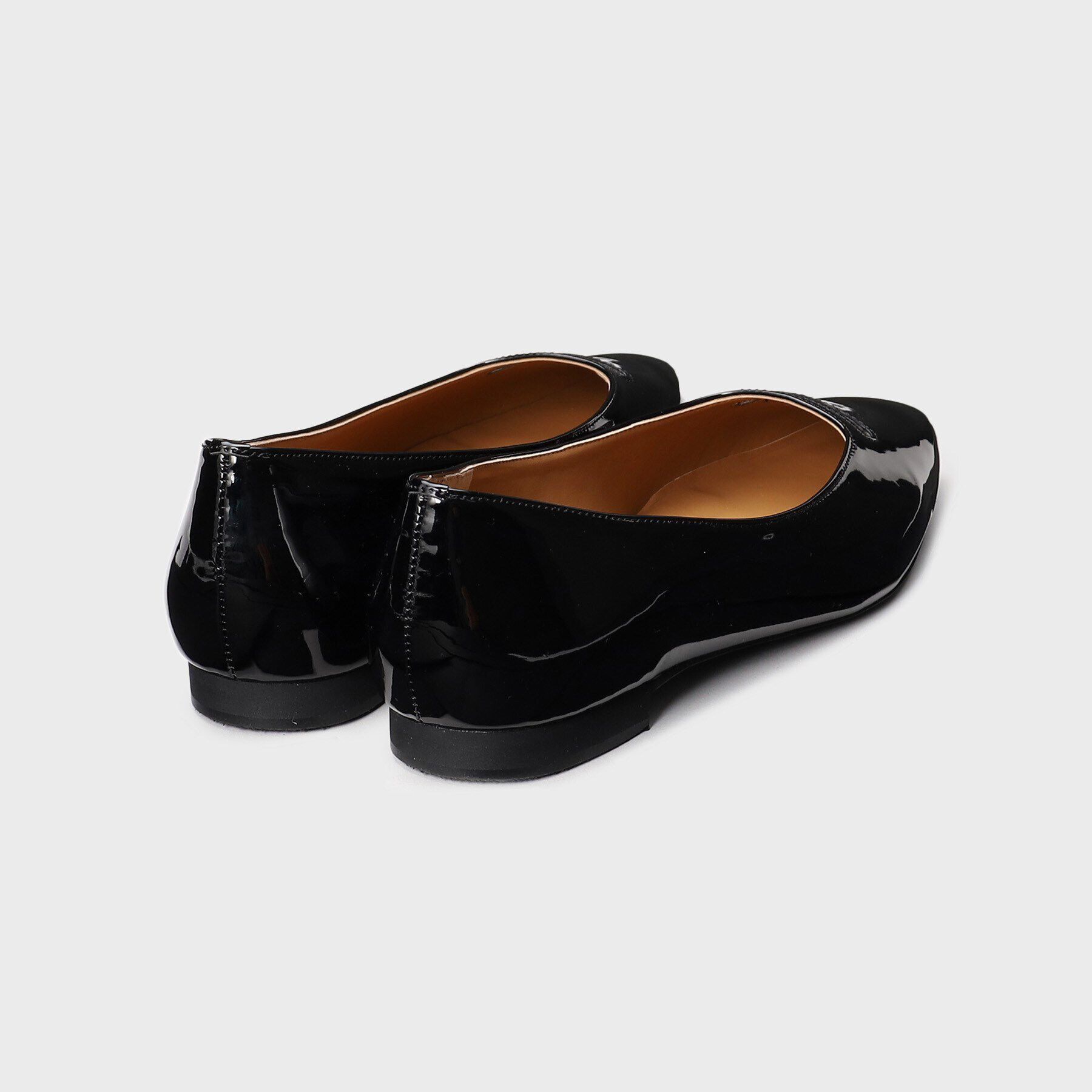 INDIVI「【合皮】エナメルフラットパンプス」|その他|