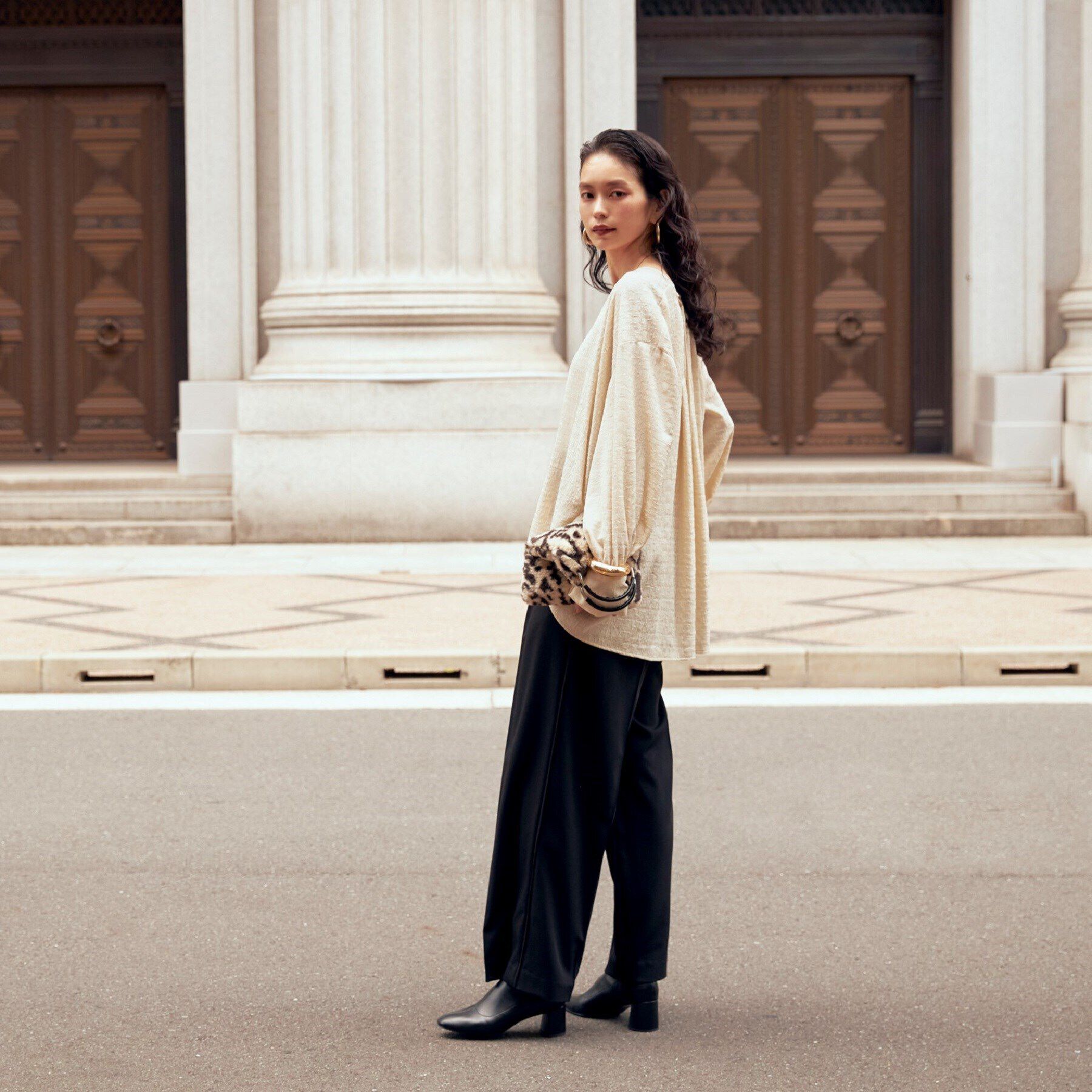 GALLEST「イージーストレートワイドパンツ」|その他|