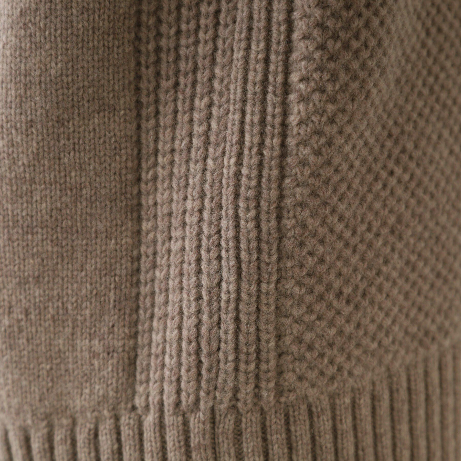 INDIVI「【日本製】衿付きニット」|ニット・セーター|