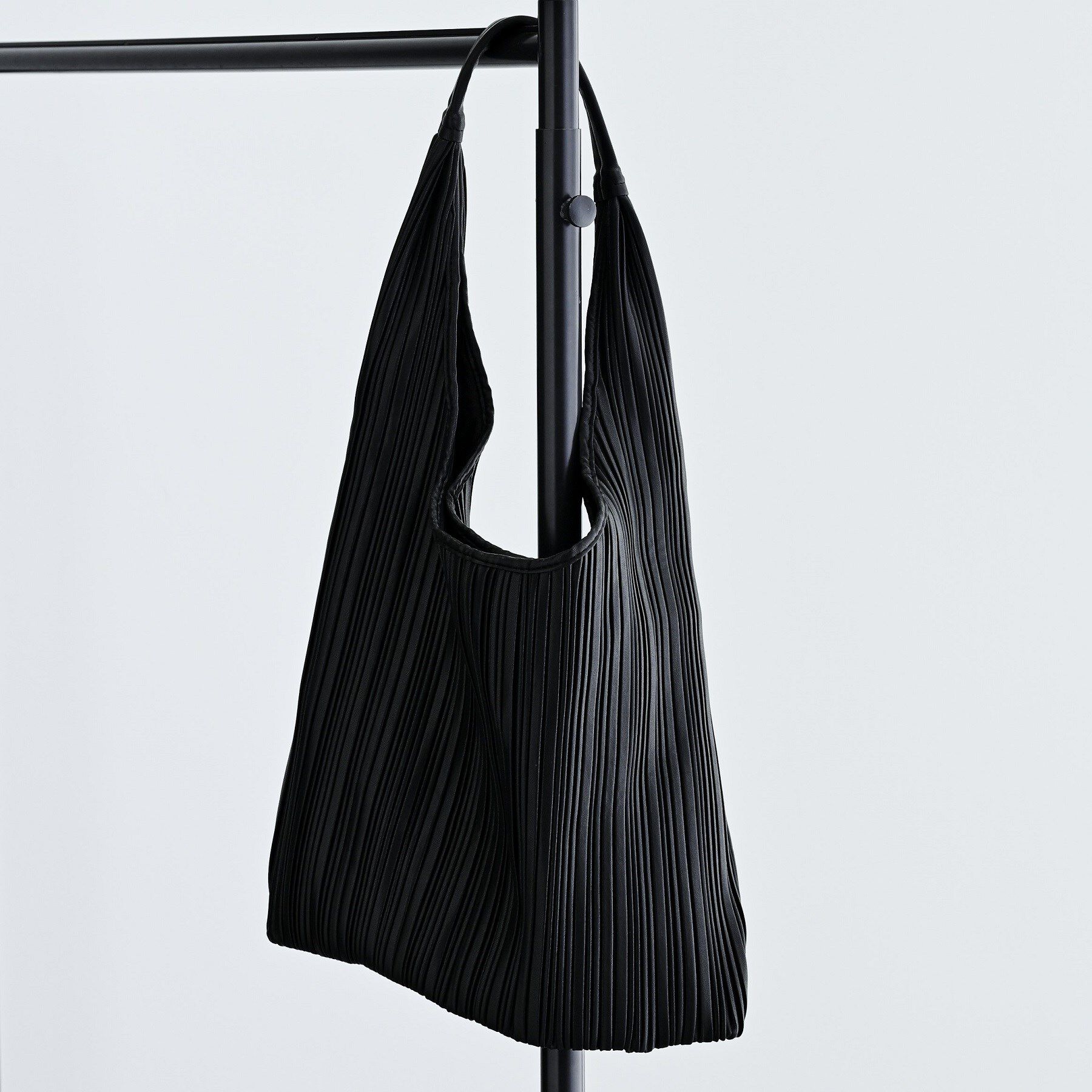 GALLEST「ワンハンドルプリーツバッグ」|トートバッグ|ブラック(019)