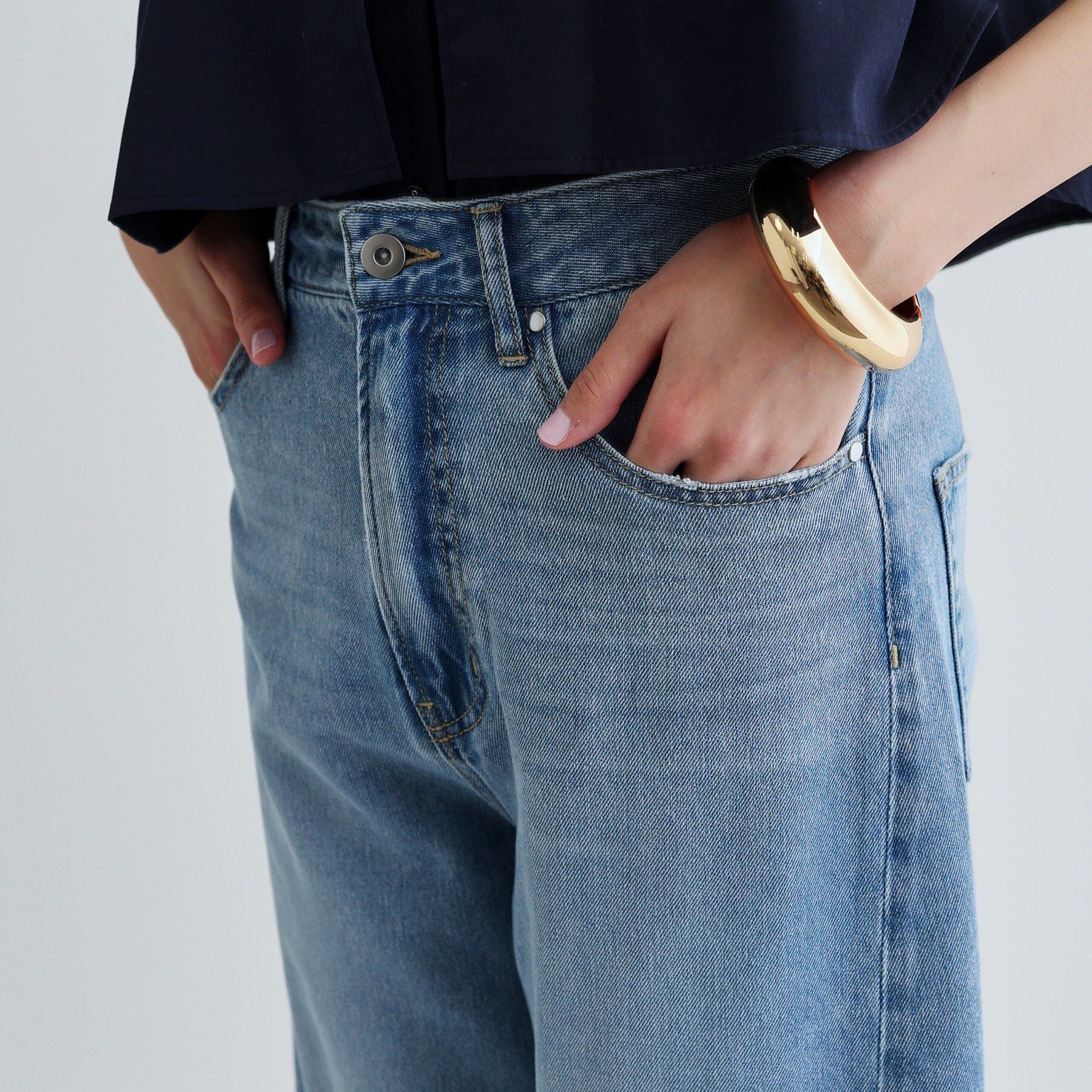 GALLEST「ライトワイドデニム」|デニム|