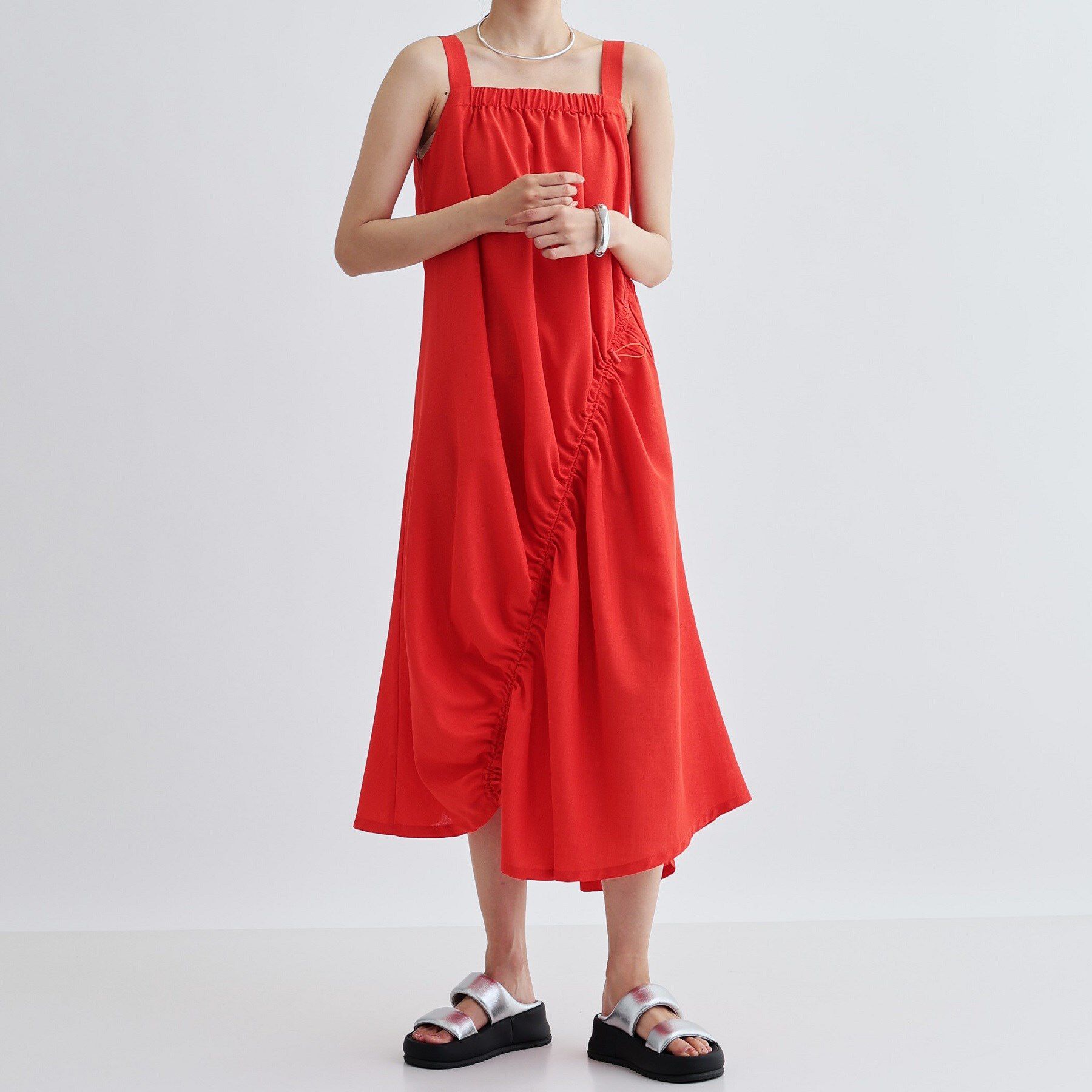 GALLEST「イレギュラーシャーリングワンピース」|ワンピース|