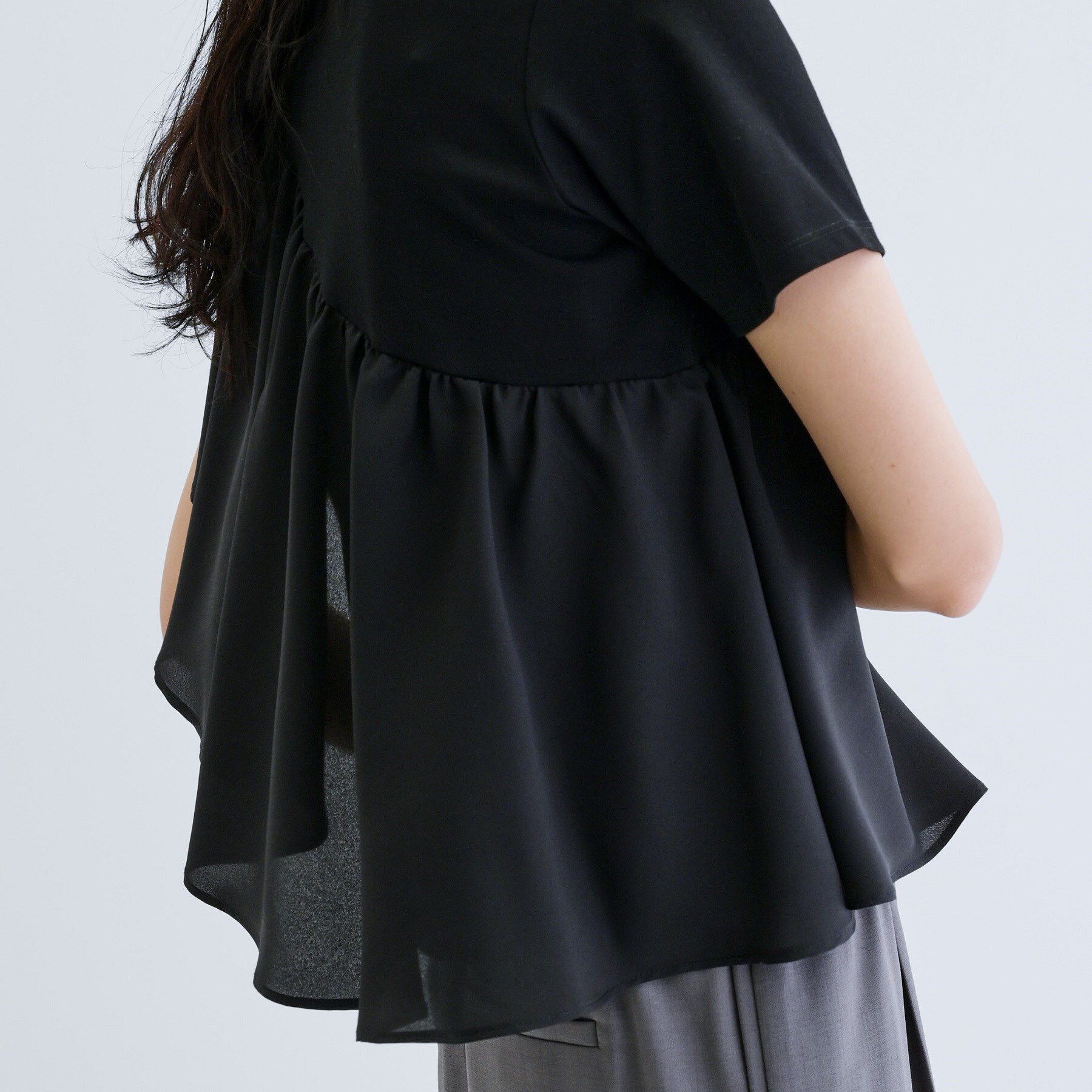 GALLEST「サッシュフリルTシャツ」|Tシャツ・カットソー|