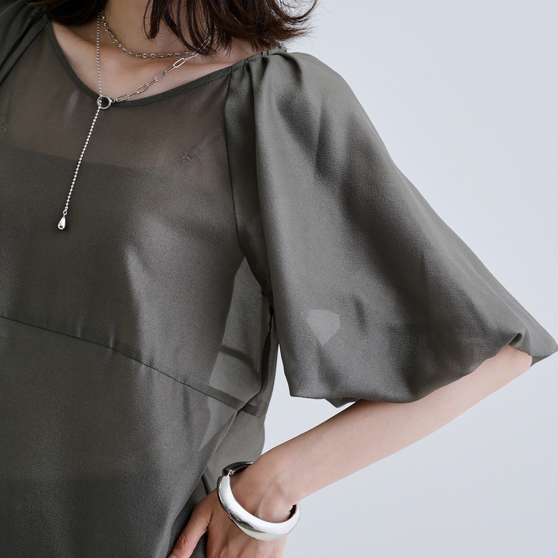 GALLEST「ボリュームスリーブブラウス」|シャツ・ブラウス|