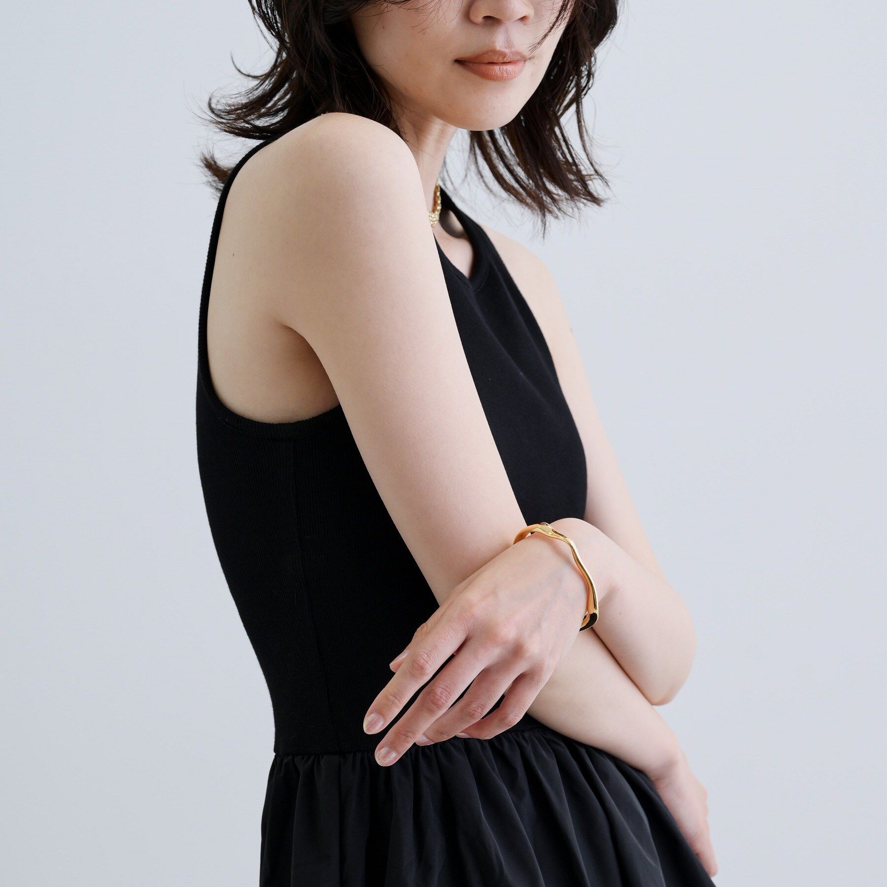 GALLEST「【一部店舗限定】テレコタンクドッキングワンピース」|ワンピース|