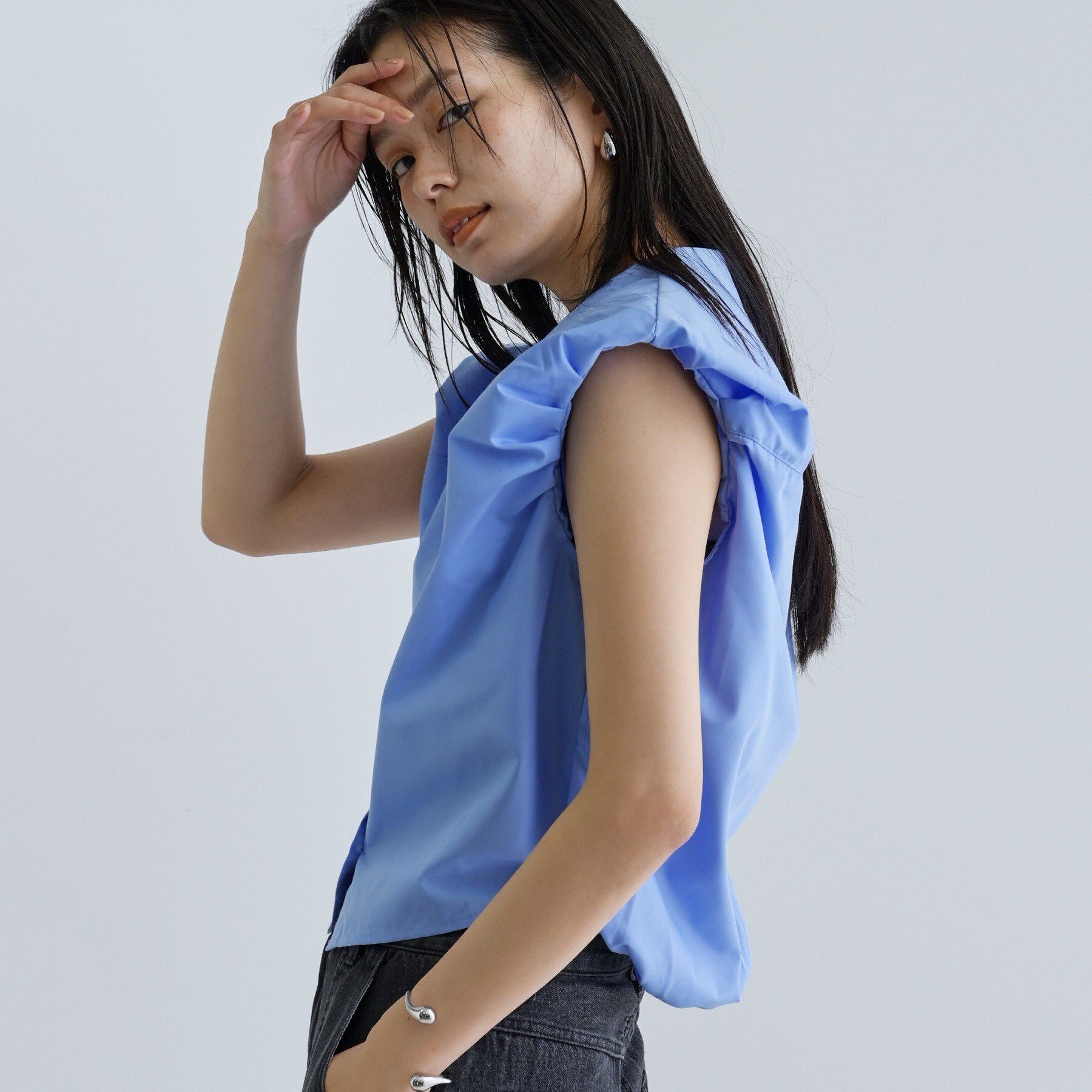 GALLEST「【一部店舗限定】ブロードパフショルブラウス」|シャツ・ブラウス|