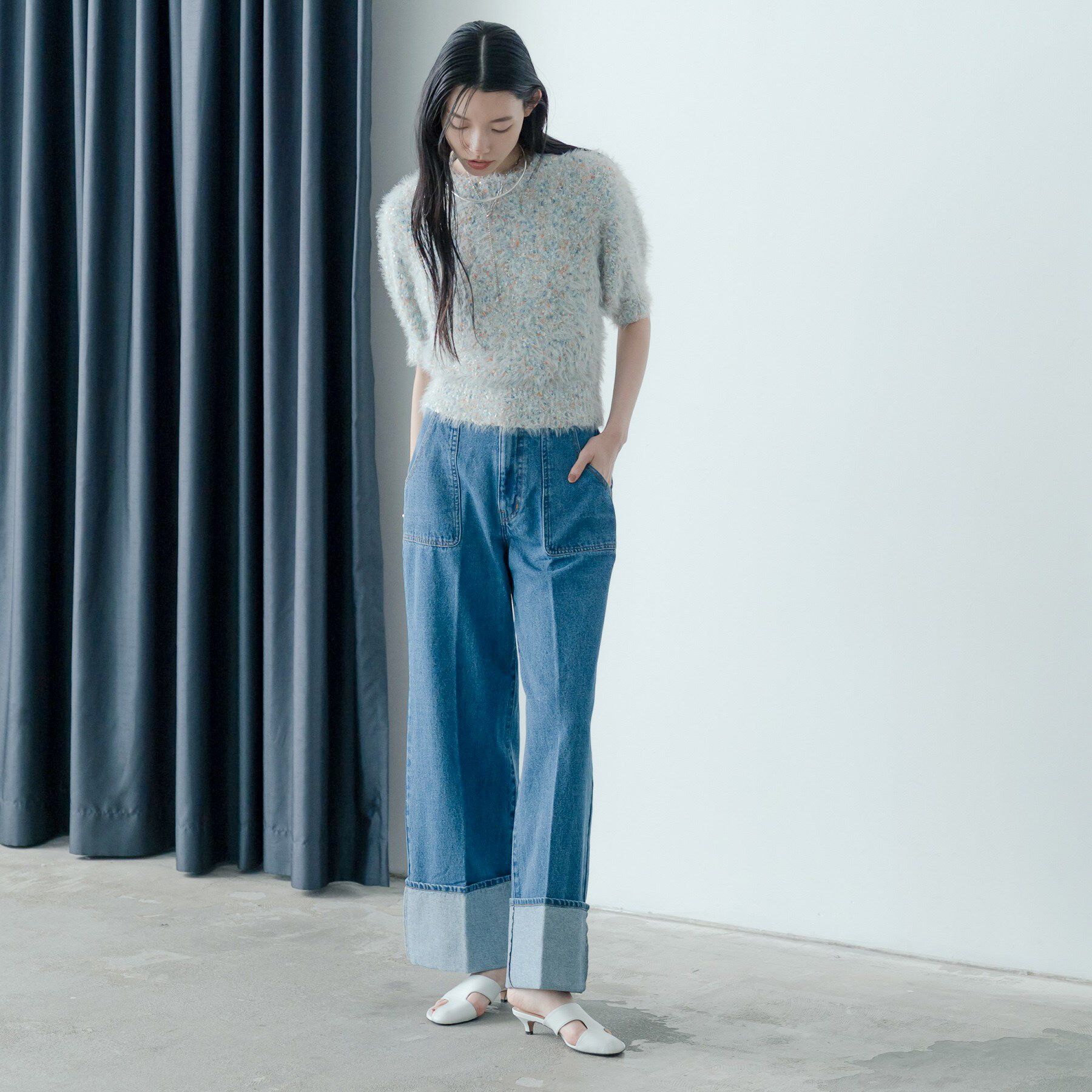 GALLEST「カラーネップニット」|ニット・セーター|