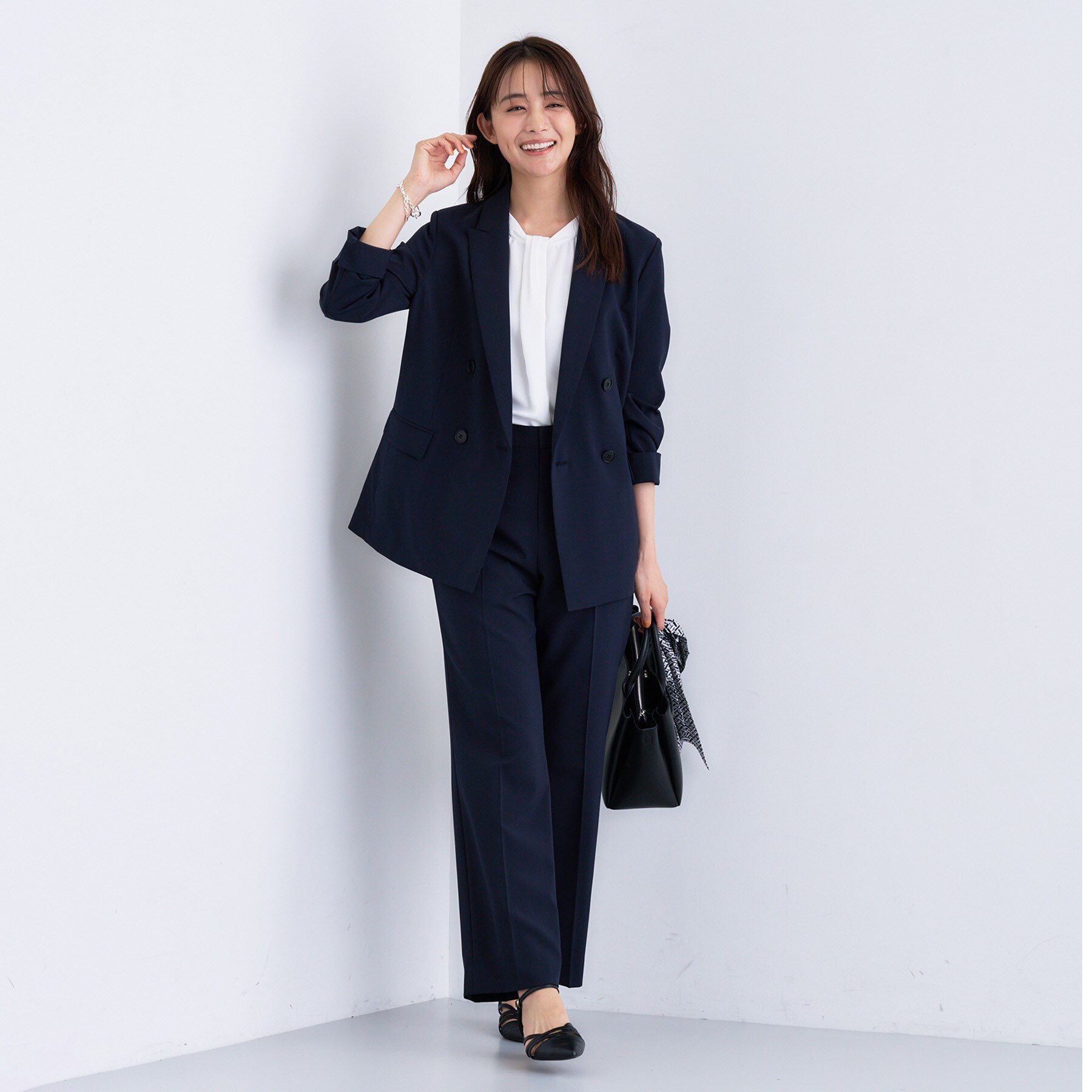 INDIVI「【UVケア】ライトスリムストレートパンツ」|その他|