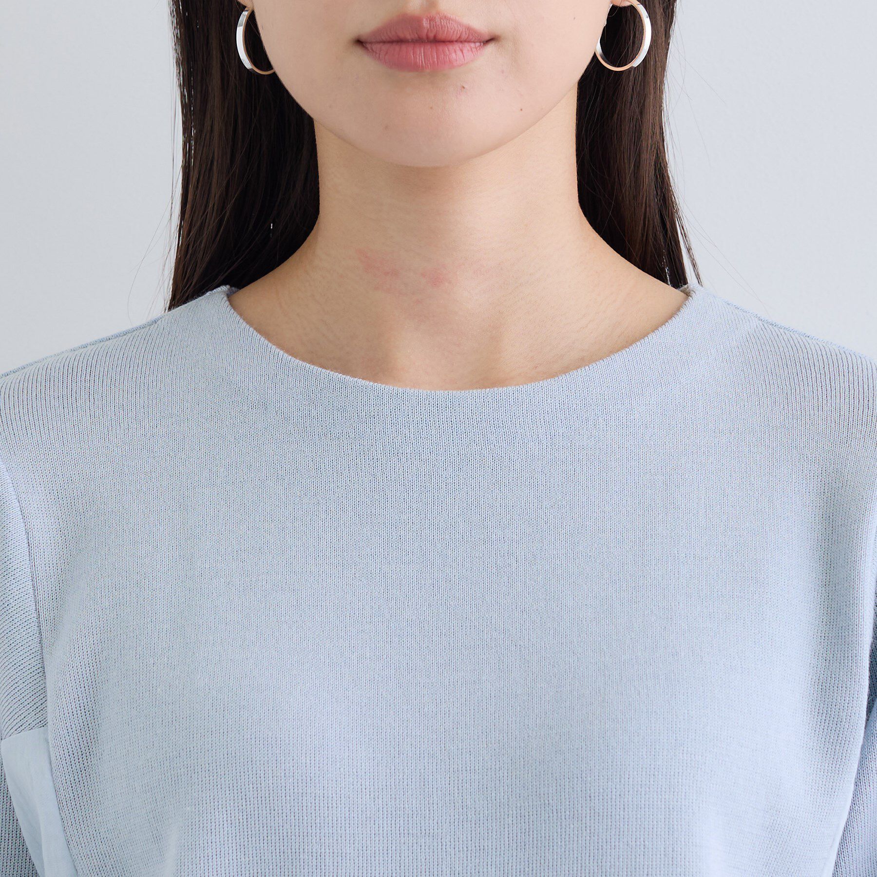 INDIVI「【洗える／選べる8色】トーンアップニット」|ニット・セーター|