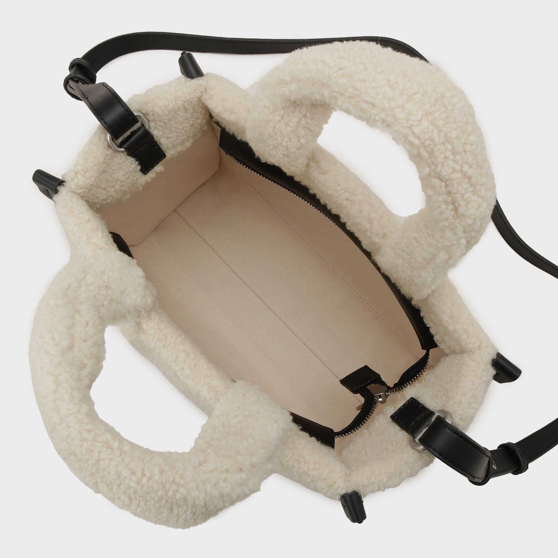 GALLEST「【LACOSTE】ヘリテージシーズナル フェイクファーミニトートバッグ」|トートバッグ|