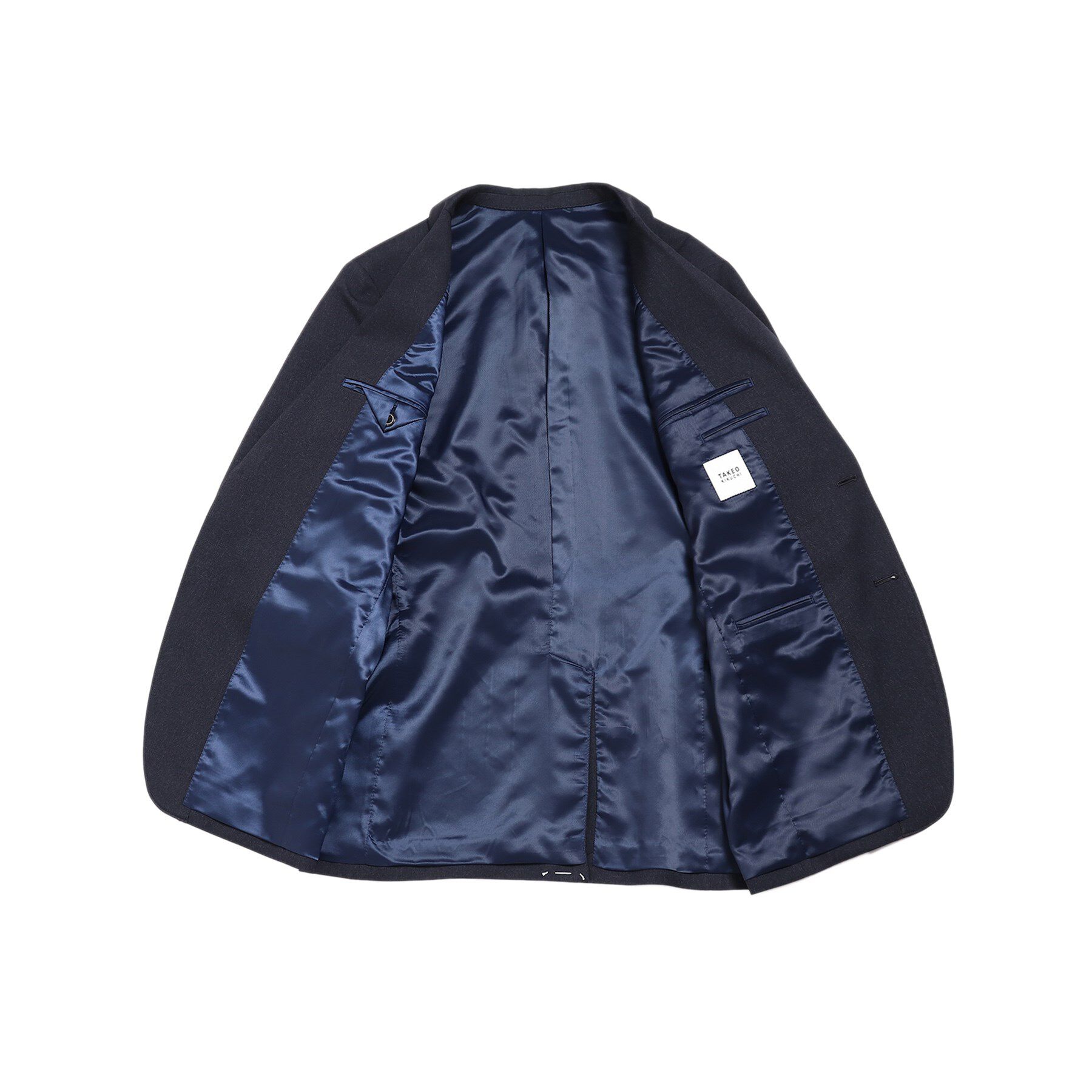 TAKEO KIKUCHI「【ONOFF/セットアップ対応】メランジ シャークスキン ストレッチジャケット」|テーラードジャケット|